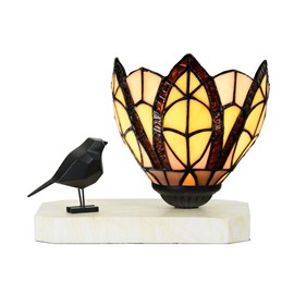 Lampe à poser / sculpture Tiffany Ballade d'Oiseau Flow Souplesse Small