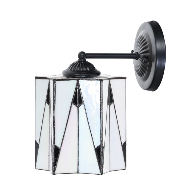 Applique Tiffany noire avec French Art Deco