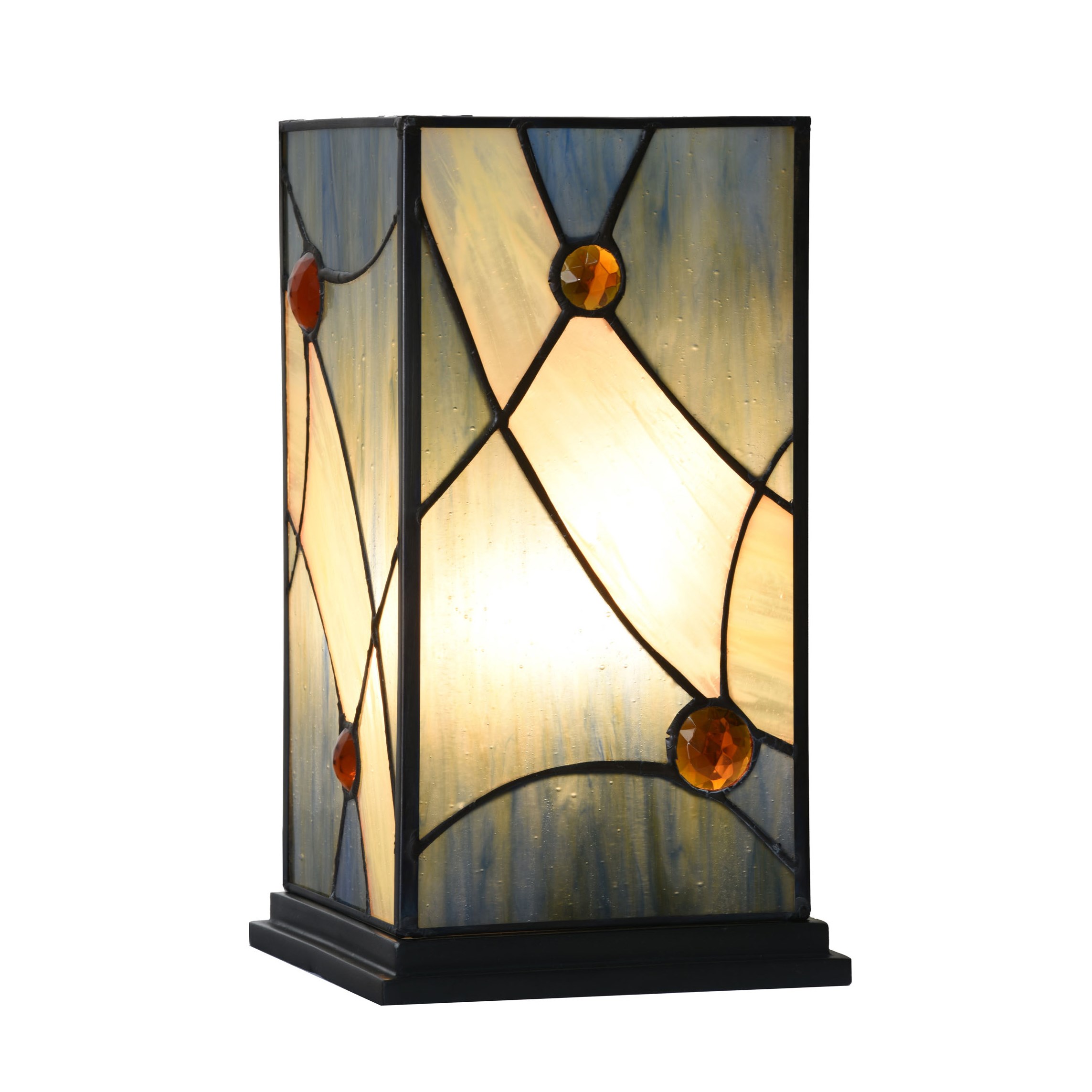 Tiffany Lampe de table Sky Blue
