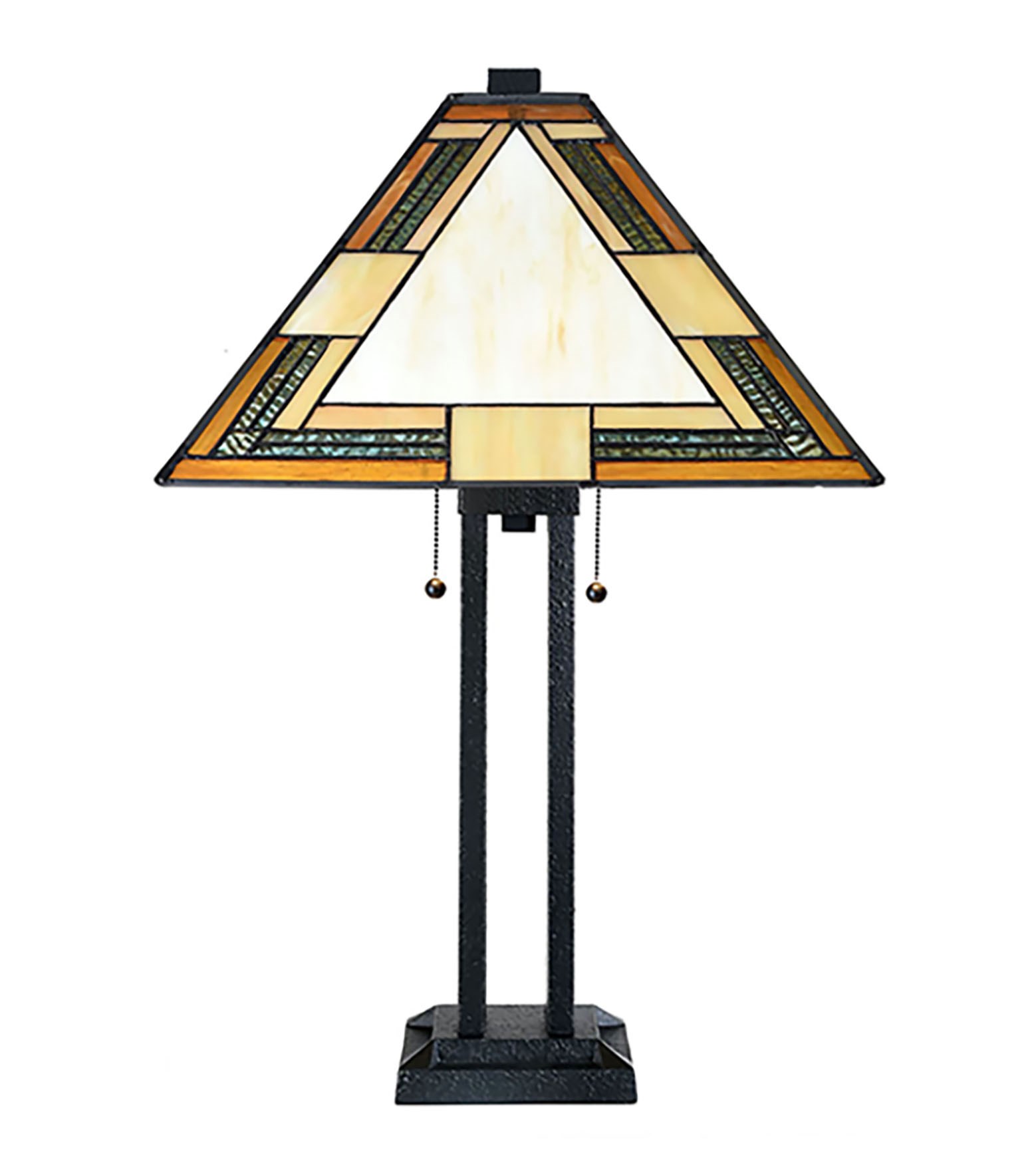 Tiffany Lampe de Table Indian Summer Architecte
