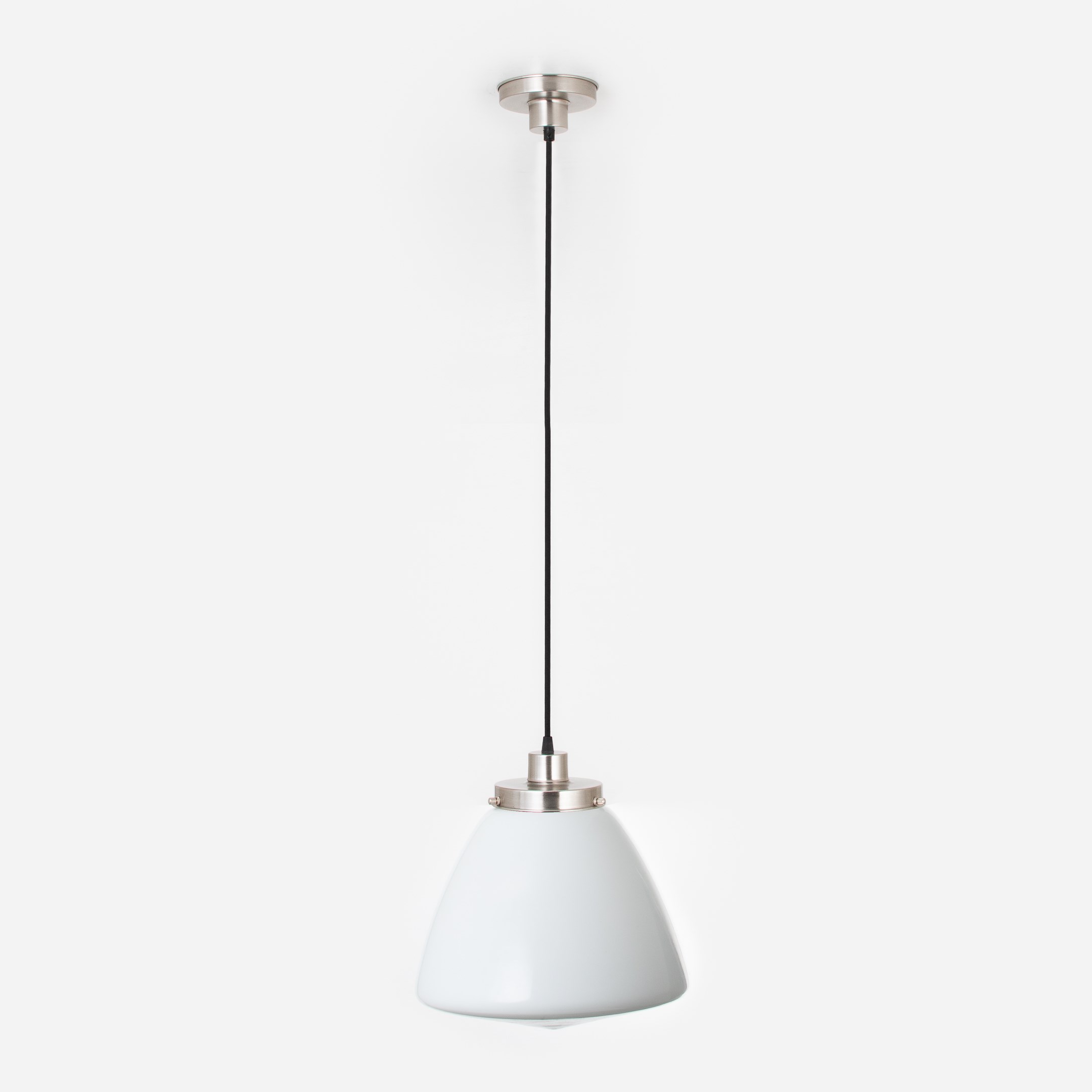 Suspension sur cordon Schoolbol Large 20's Nickel mat