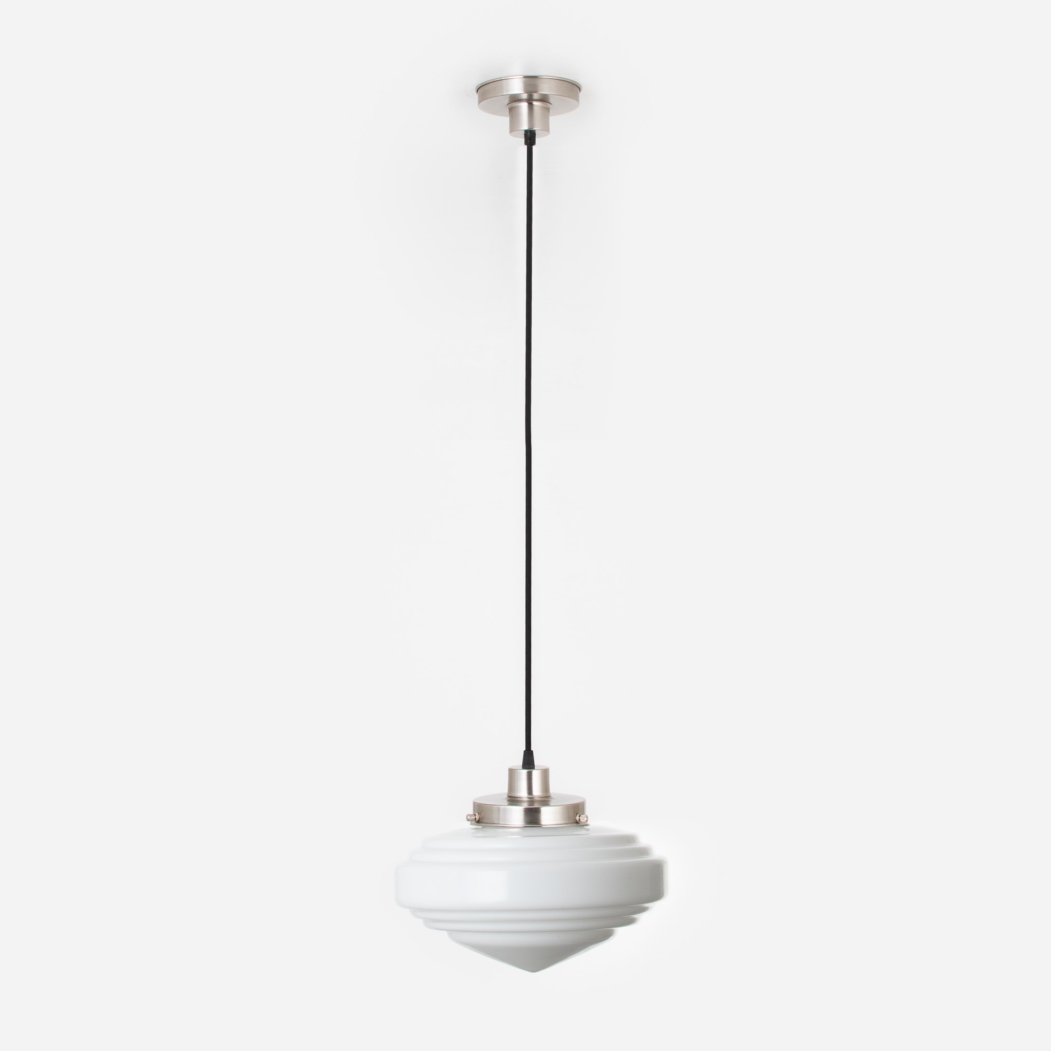 Suspension sur cordon Deco Punt 20's Nickel mat