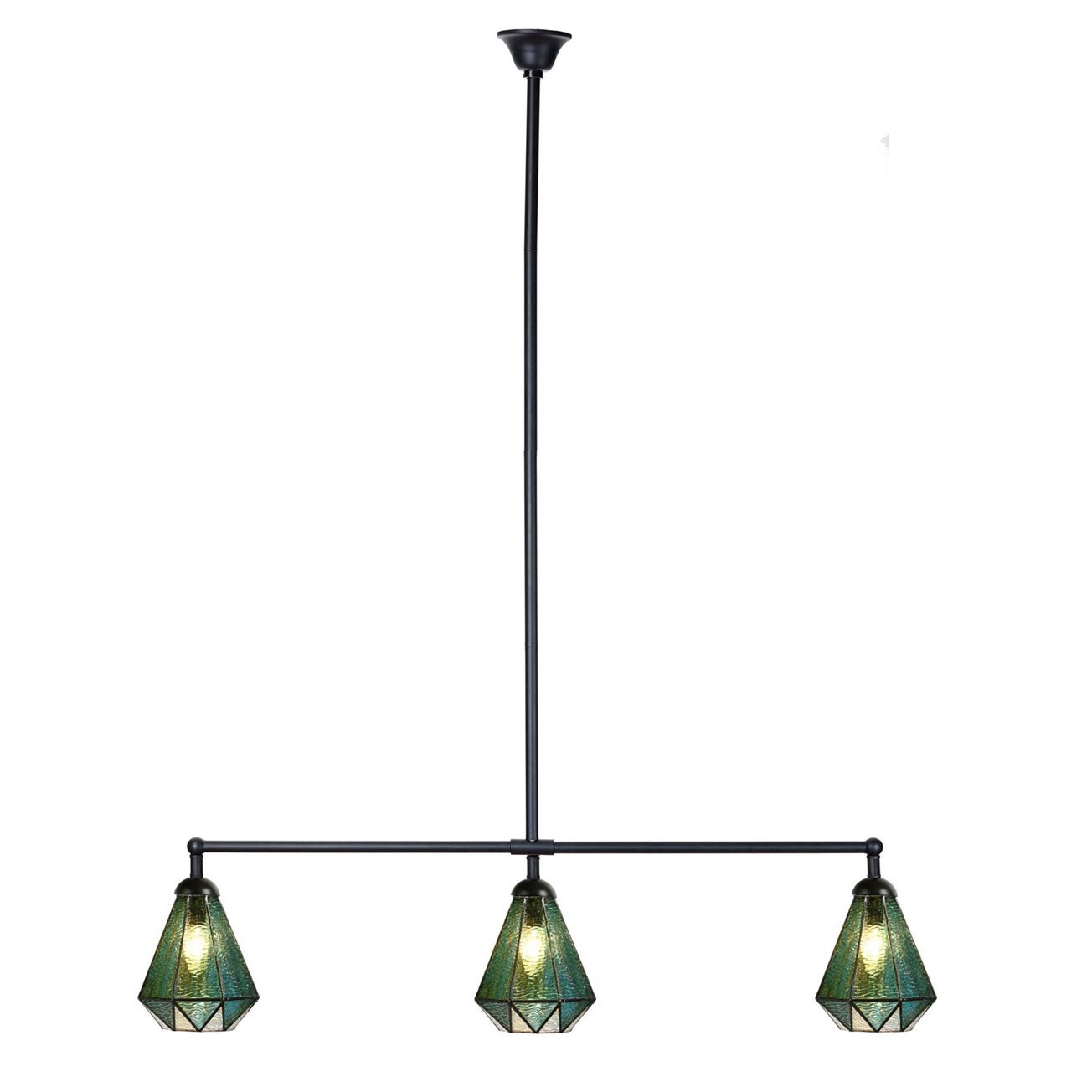 Lampe Tiffany T 3 lumières Arata Green