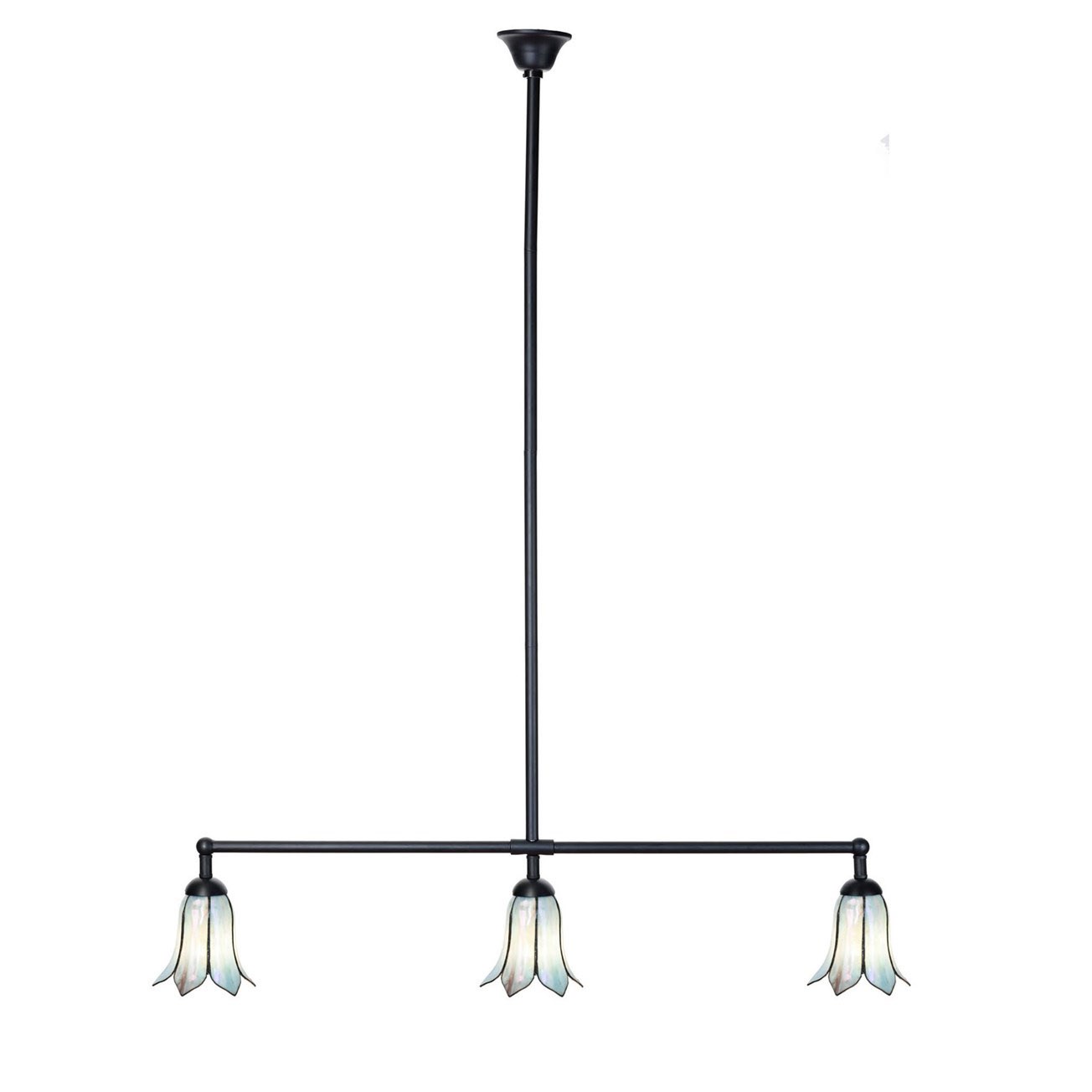 Lampe T Tiffany 3 lumières Gentian Blue