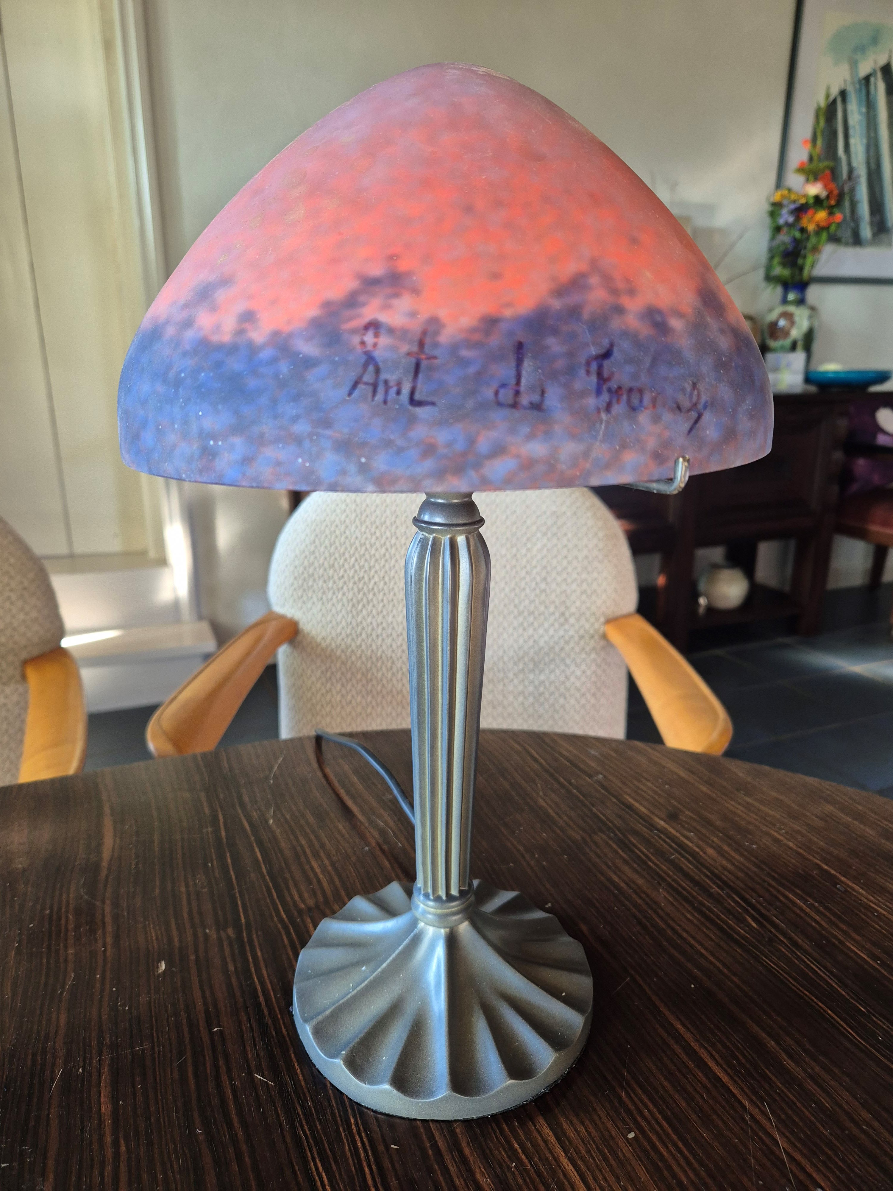 Lampe de Table Pâte-de-verre