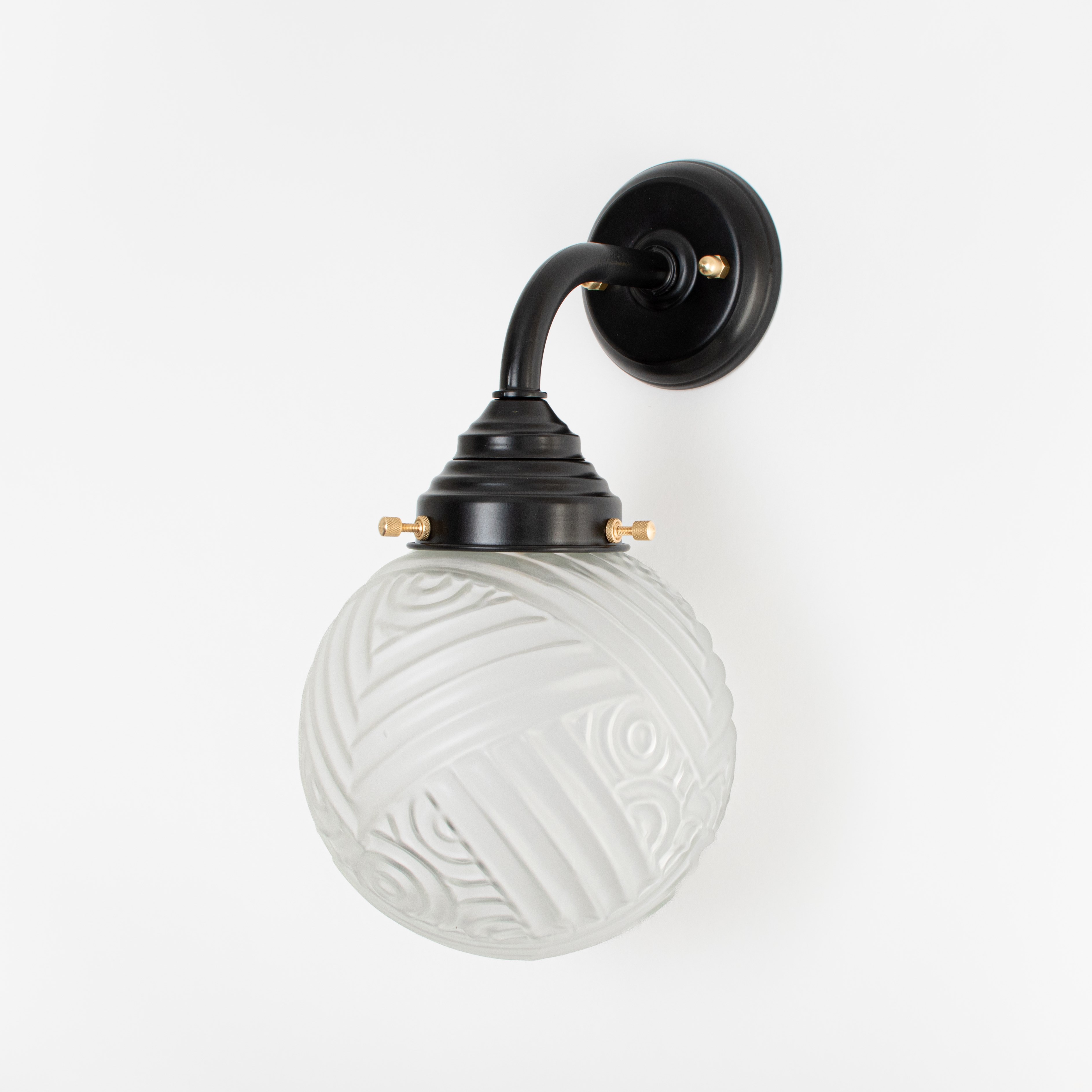 Lampe d'extérieur - Applique Nouveau Romance Curve Noir