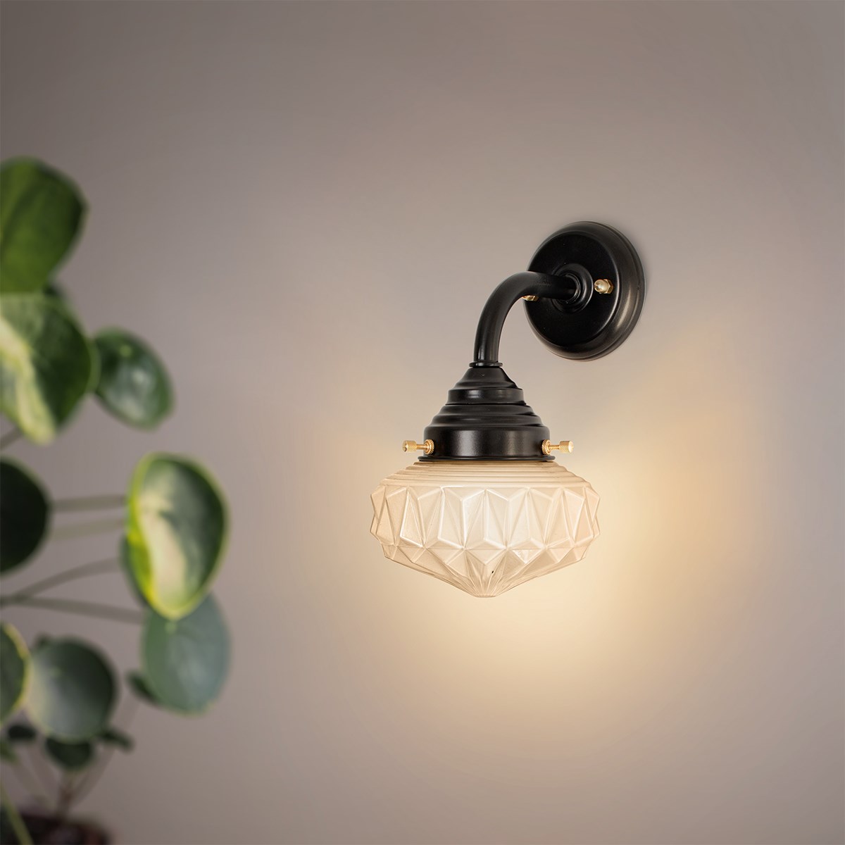 Lampe d'extérieur - Applique Eternal Star Curve Noir