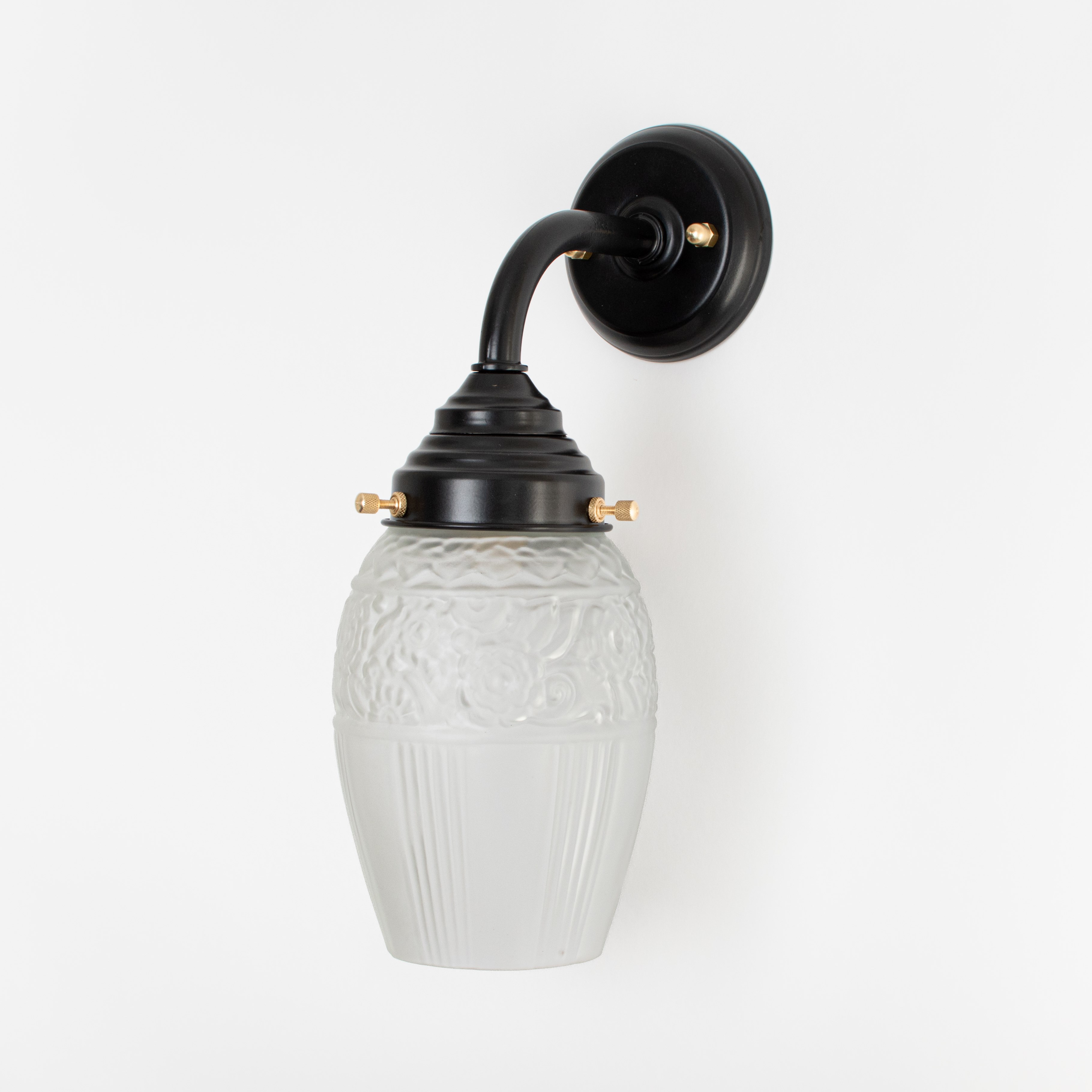 Lampe d'extérieur - Applique Flower Yard Curve Noir