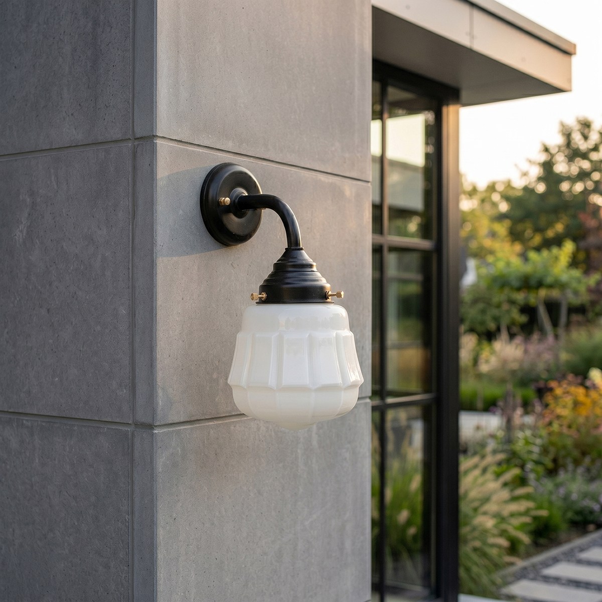 Lampe d'extérieur - Applique Cadence Curve Noir