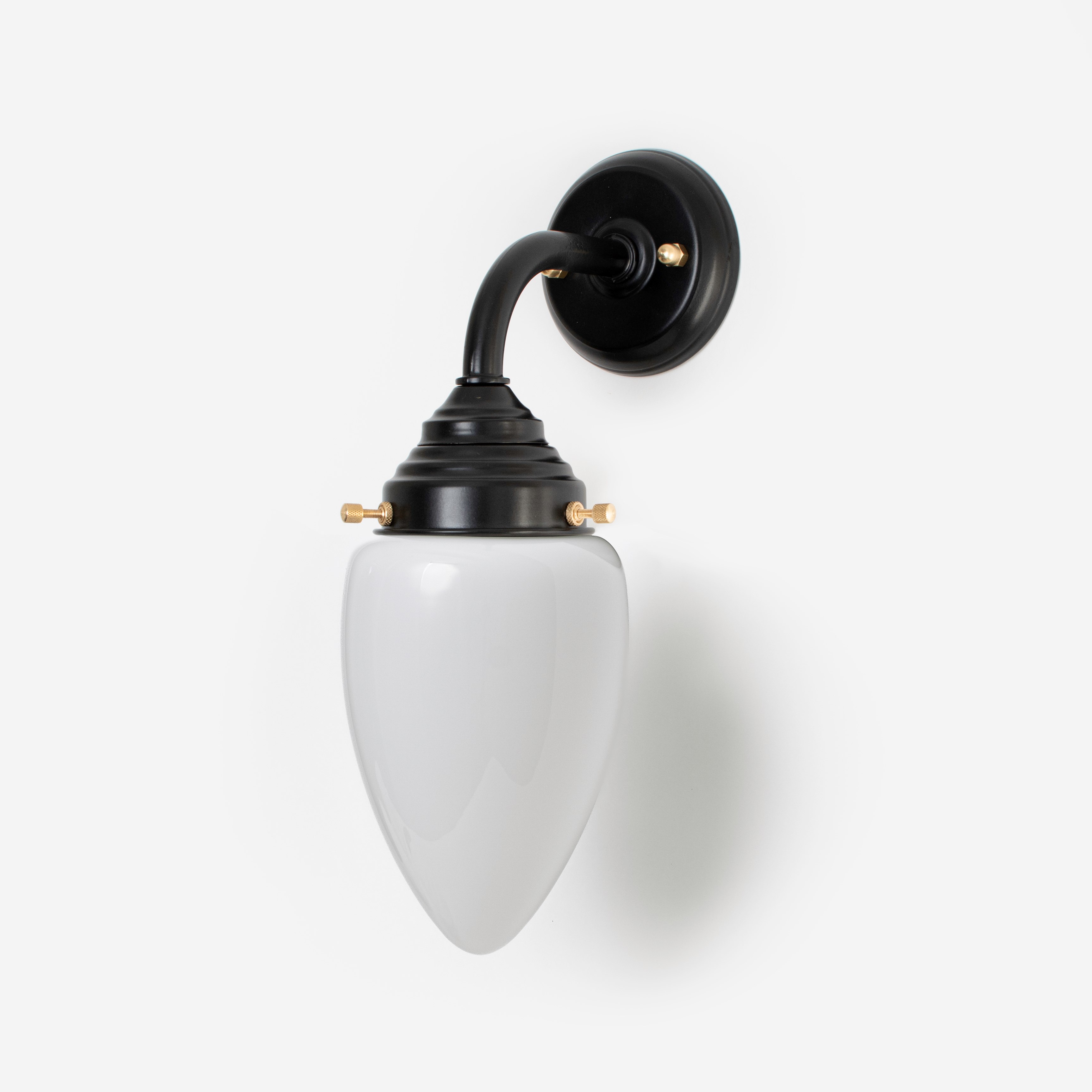 Lampe d'extérieur - Applique Menhir Small Curve Noir