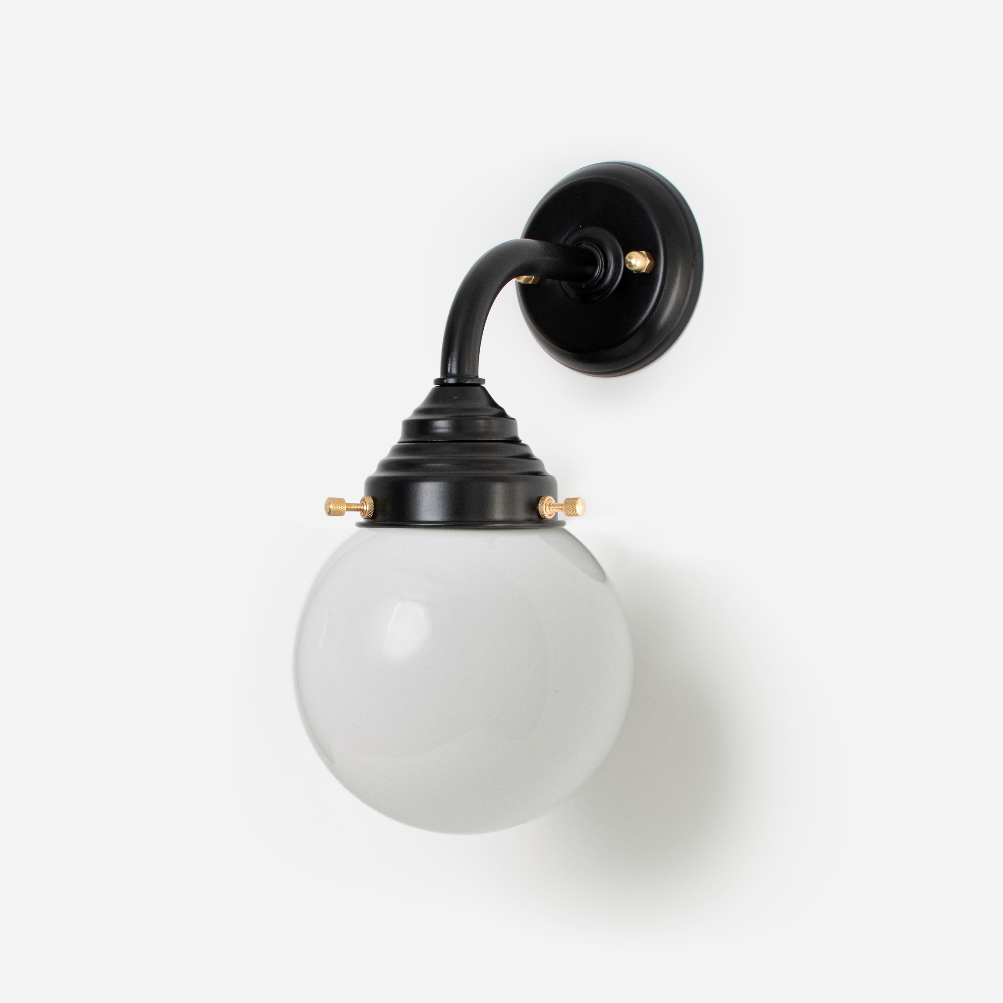 Lampe d'extérieur - Applique Globe Ø 15 cm Curve Noir