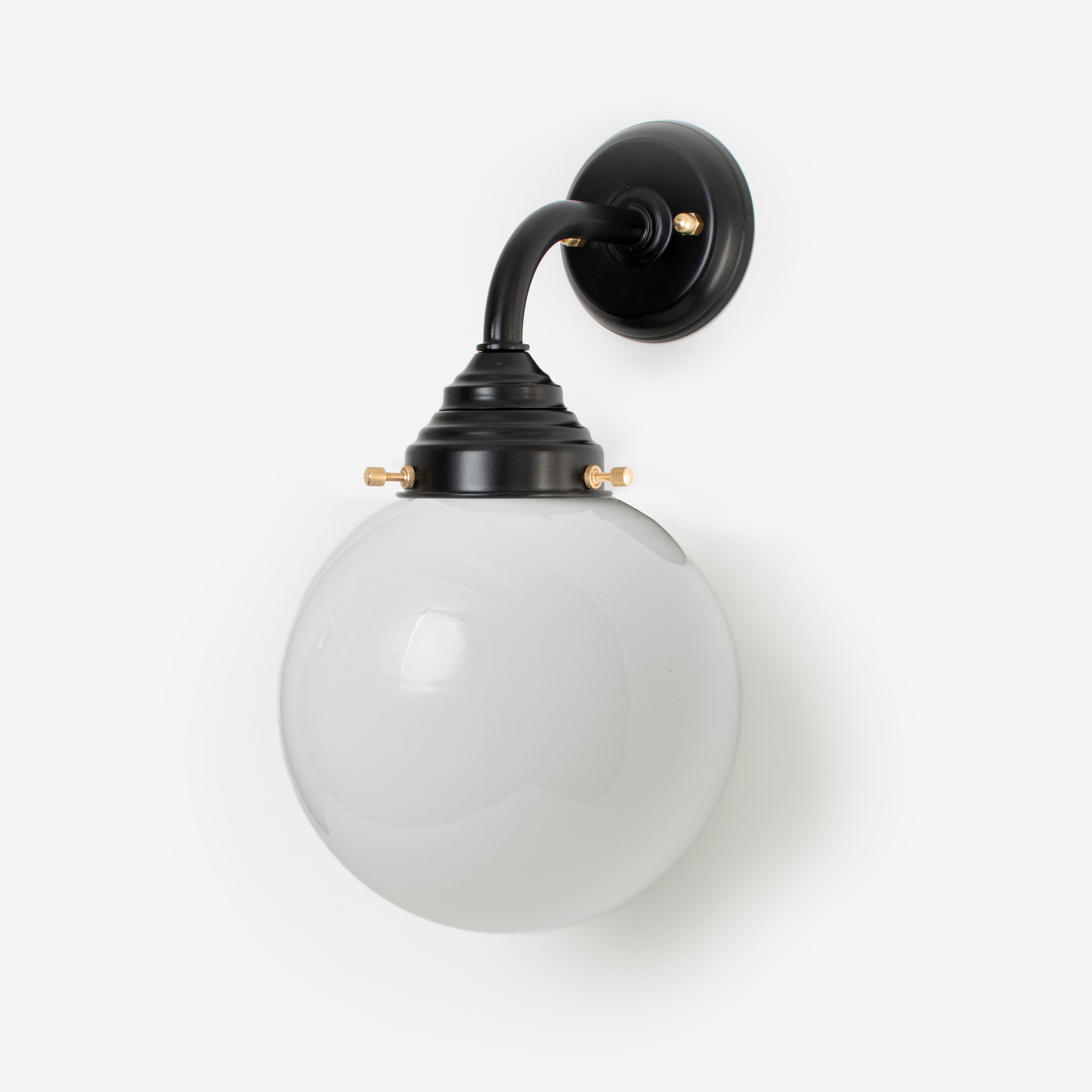 Lampe d'extérieur - Applique Globe Ø 20 Curve Noir