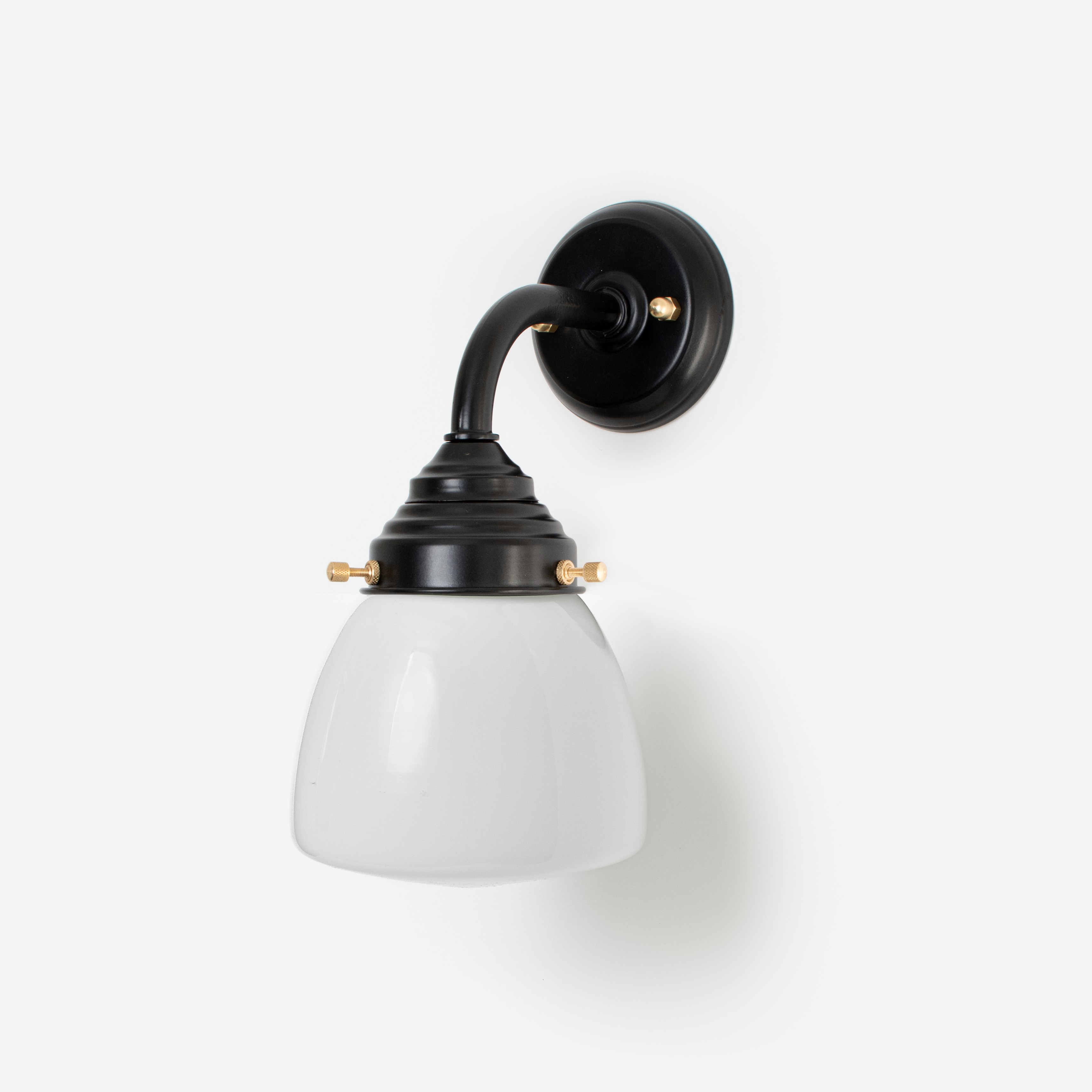 Lampe d'extérieur - Applique Schoolglobe Small Curve Noir