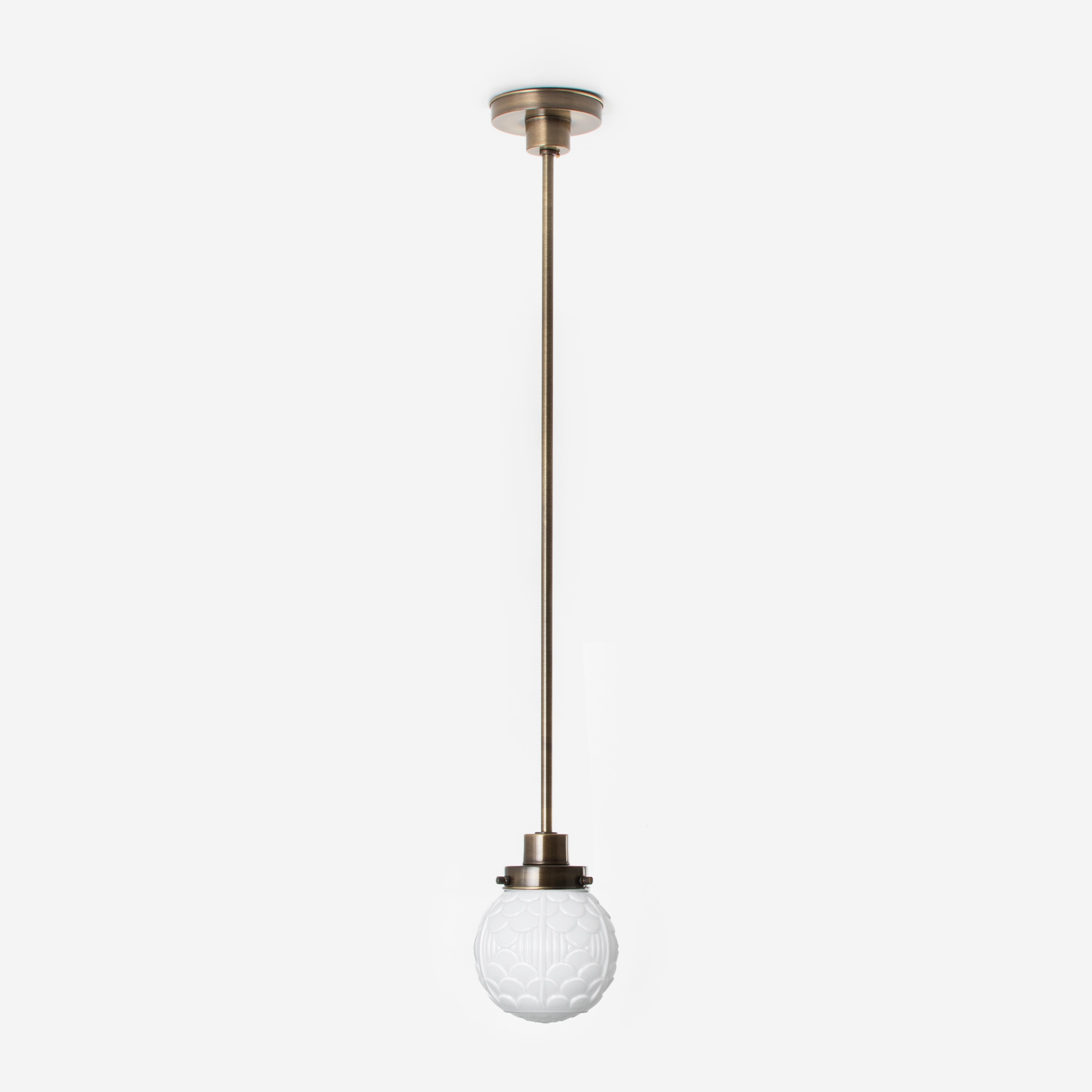 Lampe Suspendue Arcade 20's Bronze