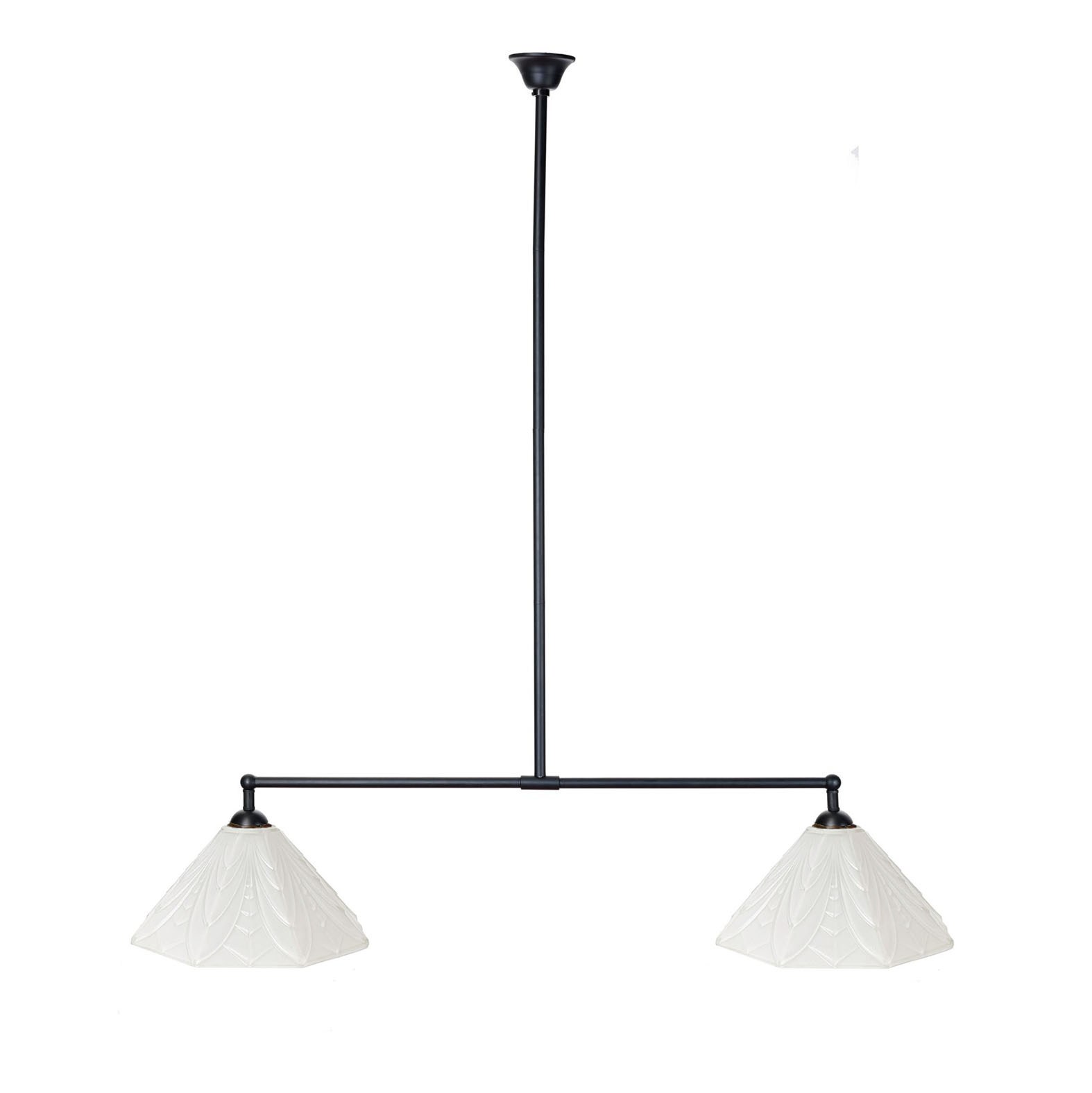 Lampe suspendue scintillante à 2 lumières