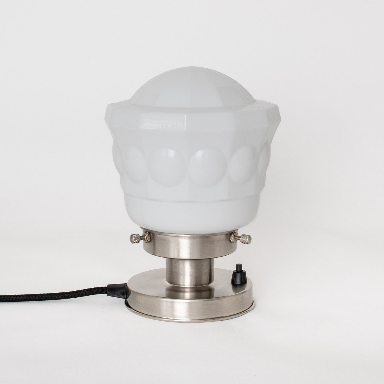 Lampe de Table Weimar 20's Nickel Mat