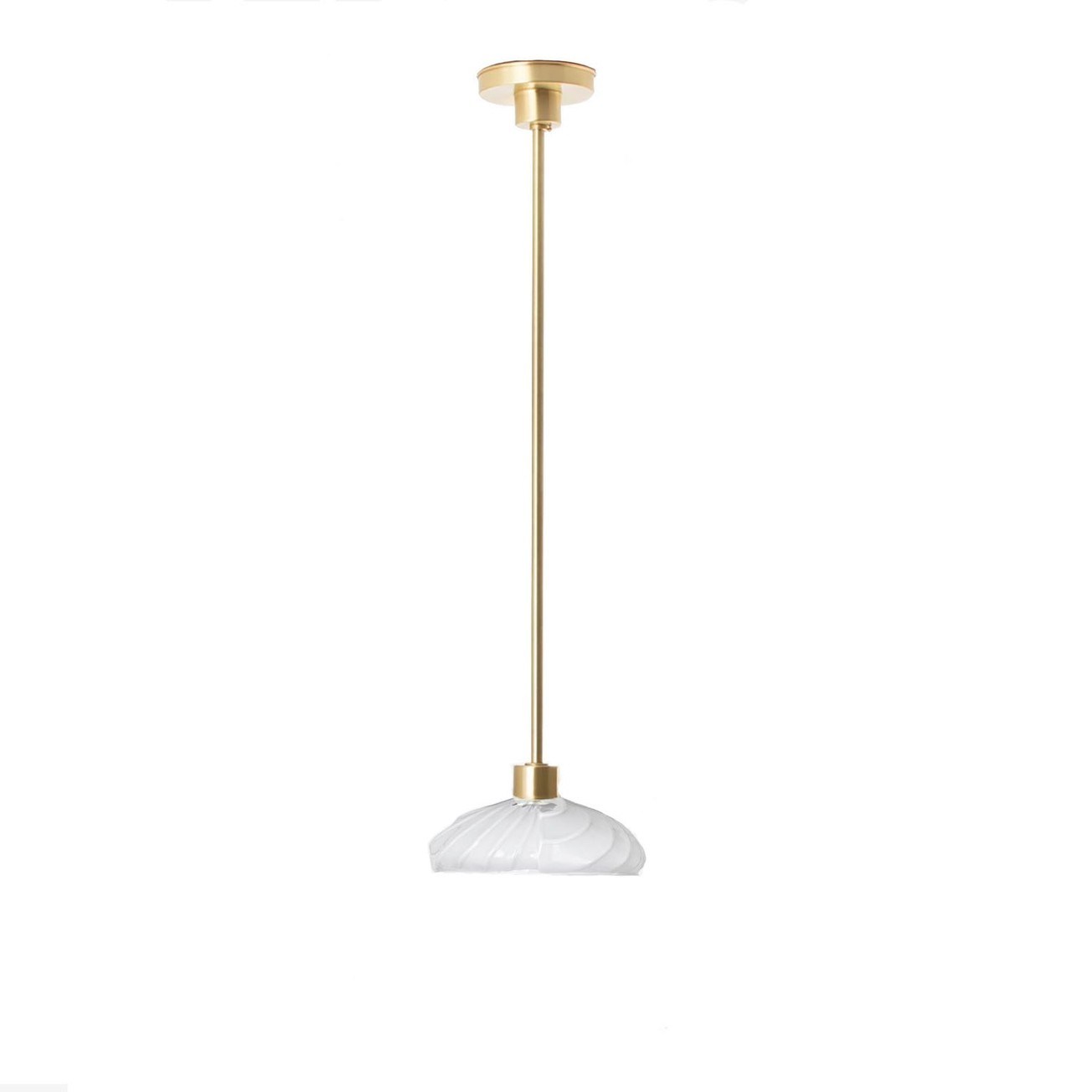 Suspension Swingbowl années 20 en laiton