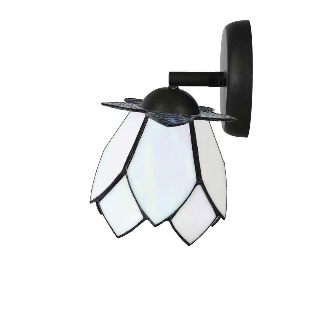 Tiffany Spot Noir avec Lotus blanc