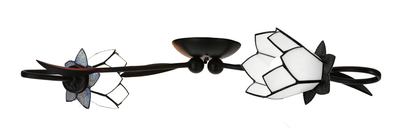 Tiffany Lampe Murale/Lampe de Plafond White Lotus 2 