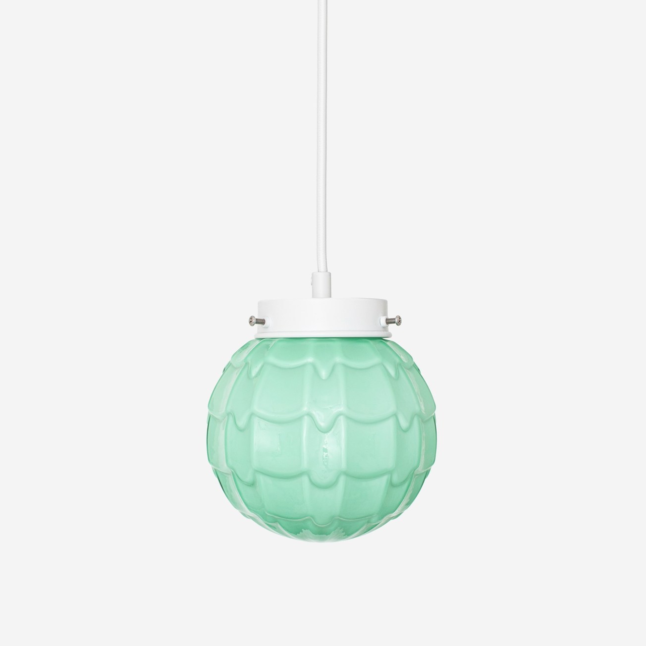 Suspension rétro Artichoke Mint sur cordon