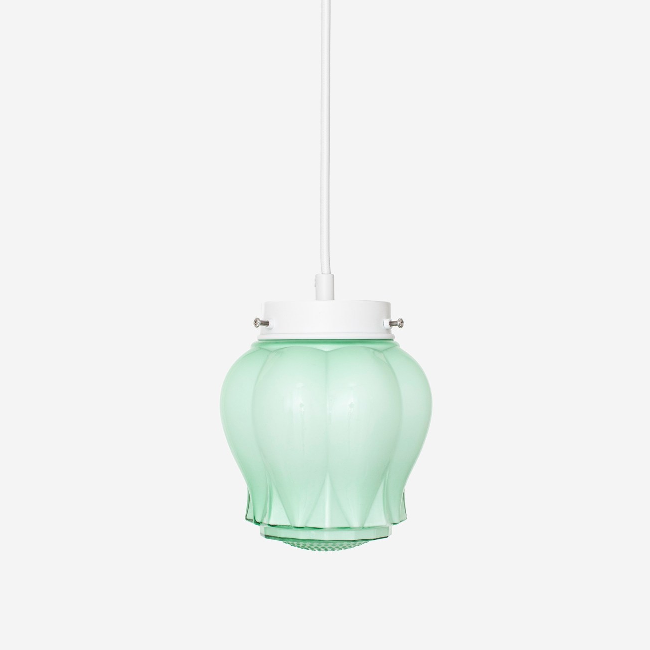 Suspension rétro Eden Mint sur cordon