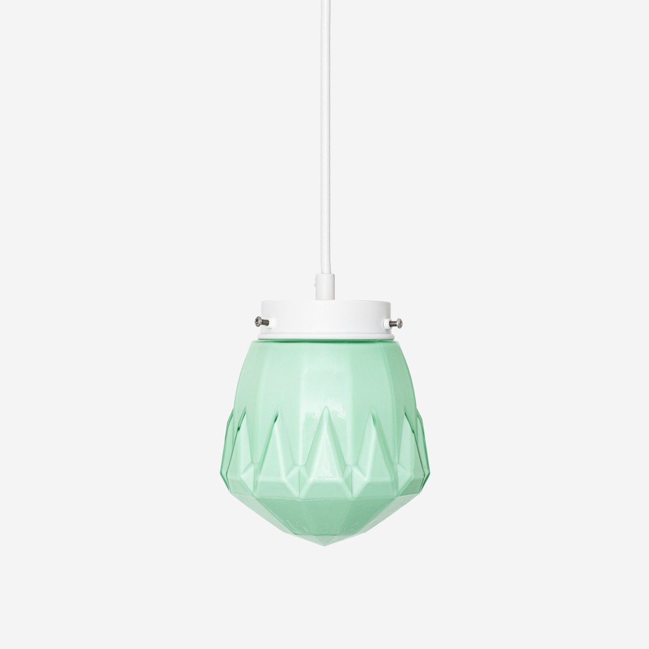 Suspension rétro Rocket Mint sur cordon