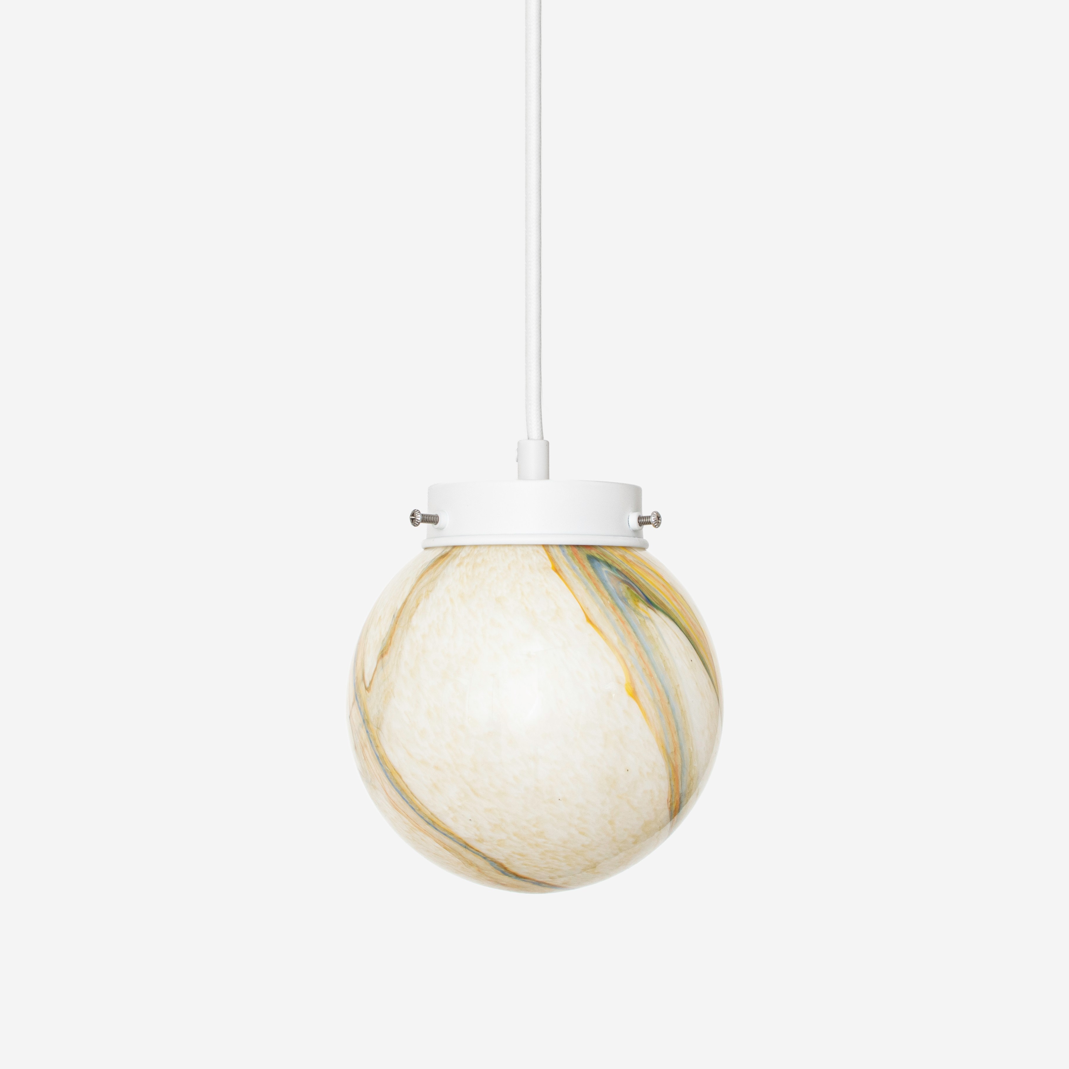 Suspension sur cordon Ball 15 Marble Retro