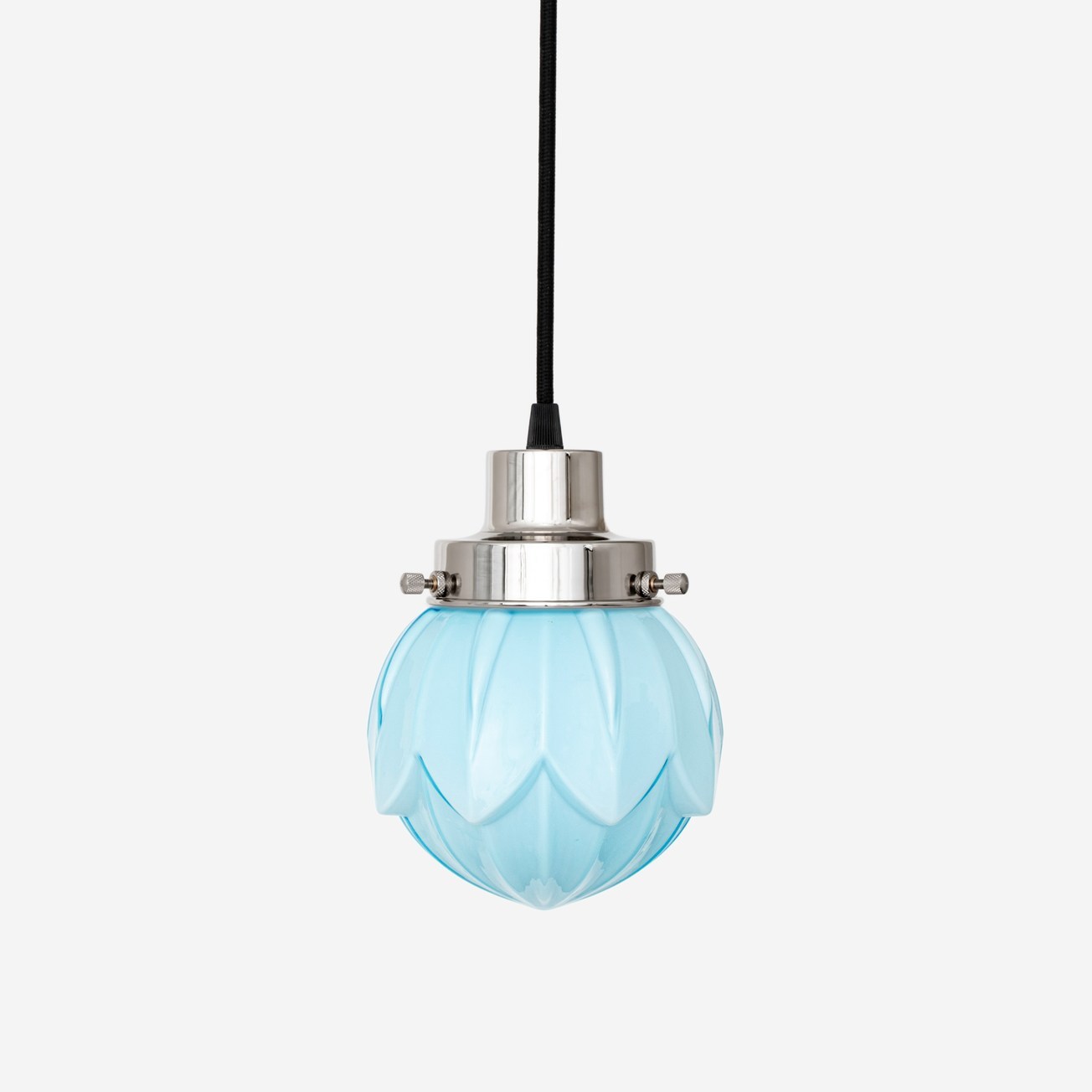 Suspension sur cordon Lotus Misty 20's Nickel