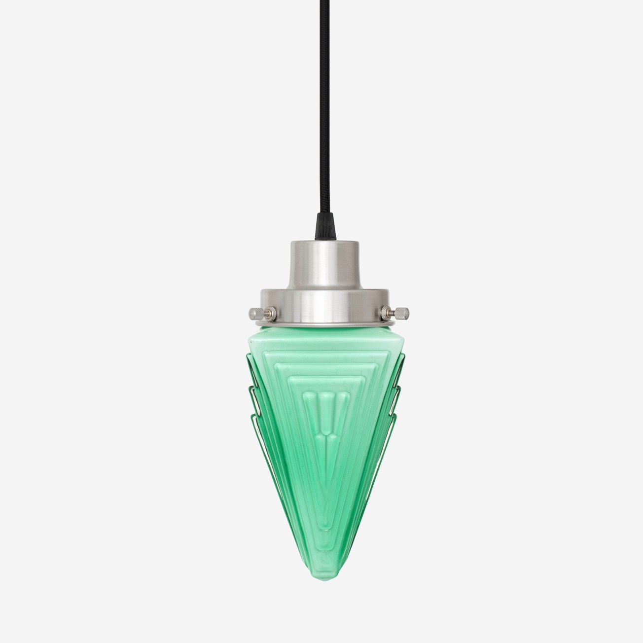 Suspension filaire Finisterre Mint années 20 Nickel mat