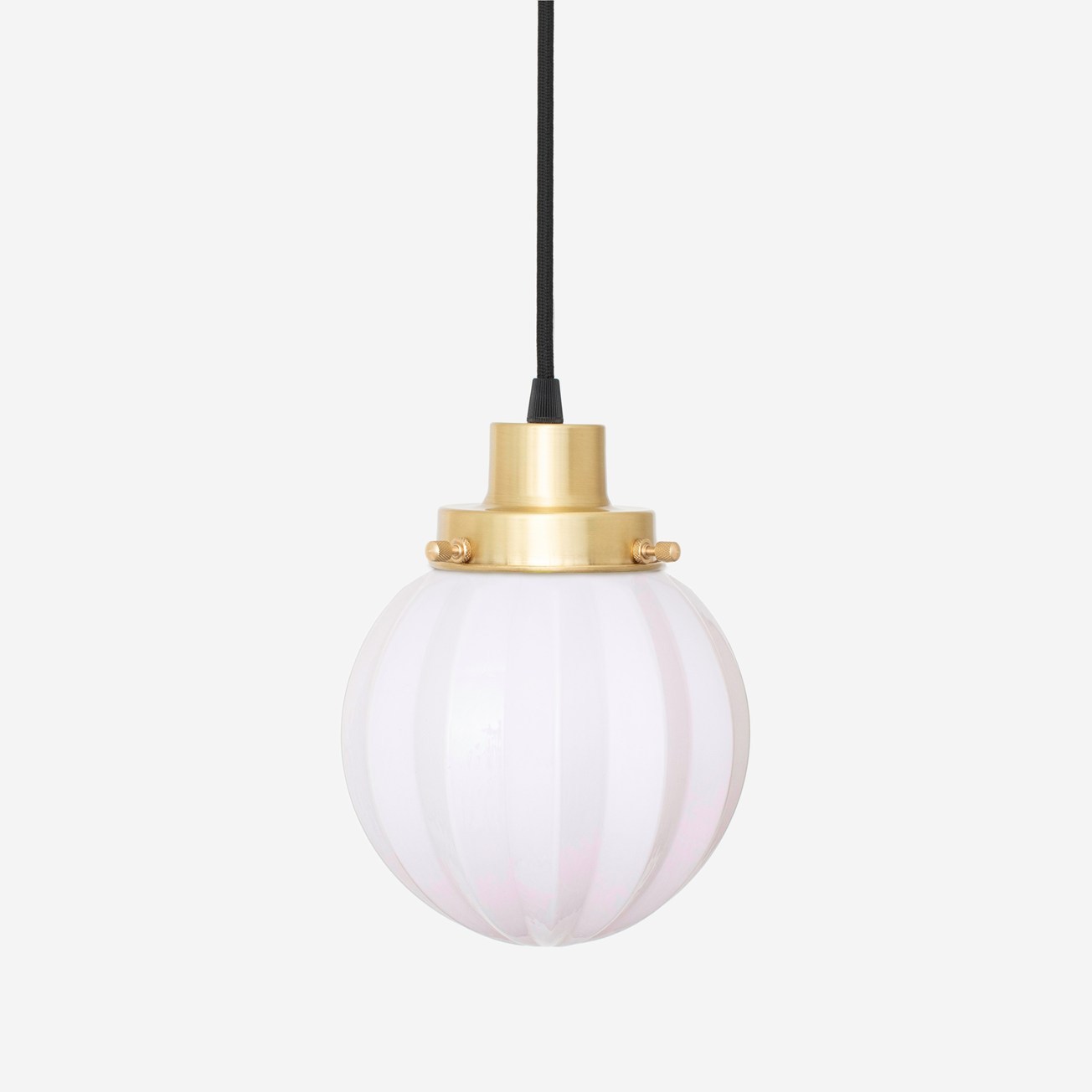 Suspension sur cordon Carambola Blush 20's Laiton