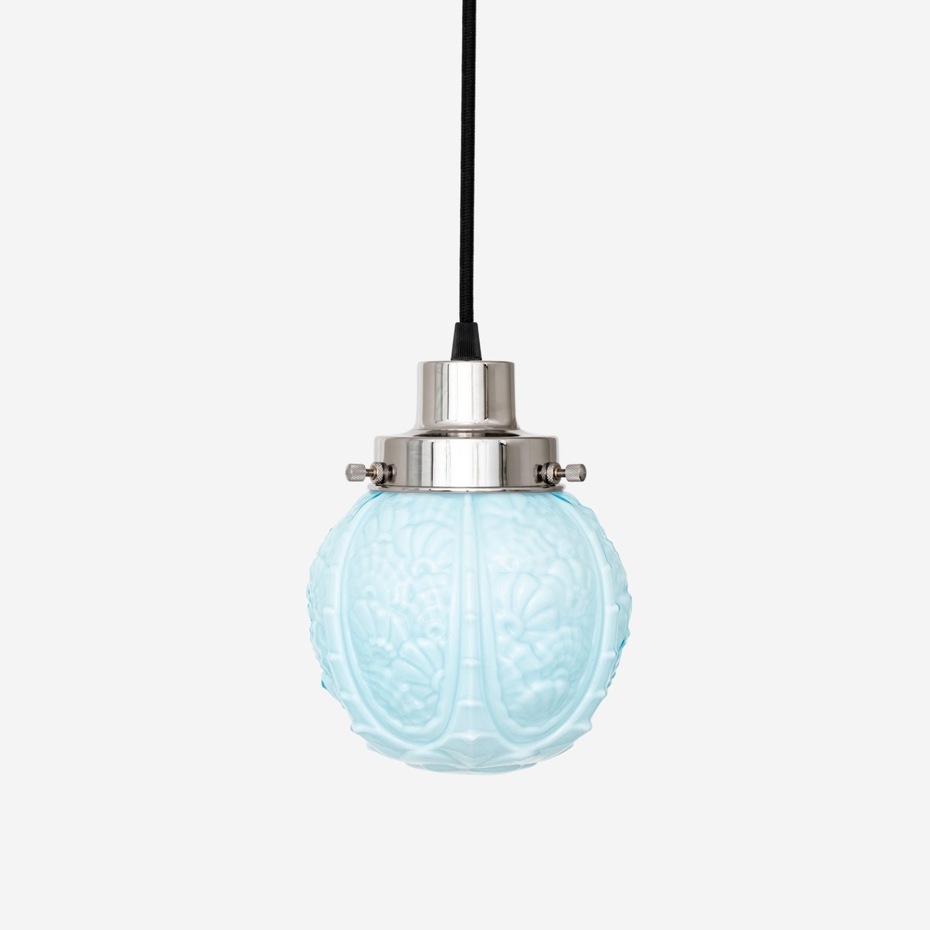 Suspension sur cordon Guimard Flower Misty 20's Nickel