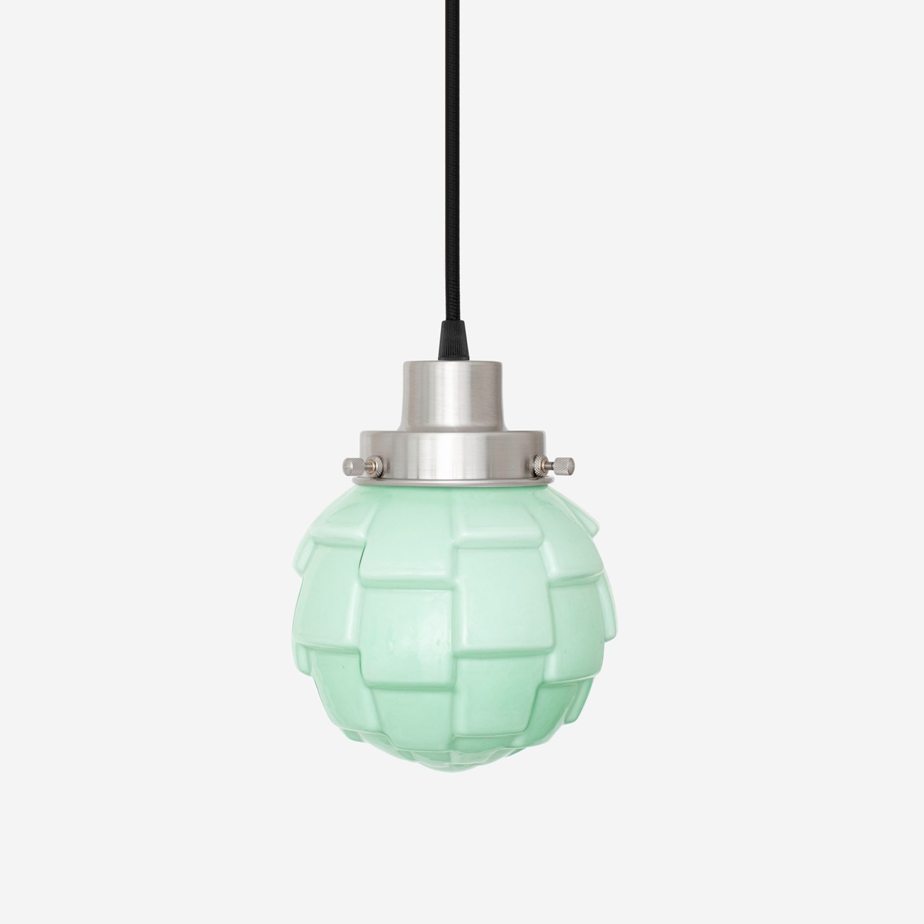 Suspension filaire Bretagne Mint années 20 Nickel mat