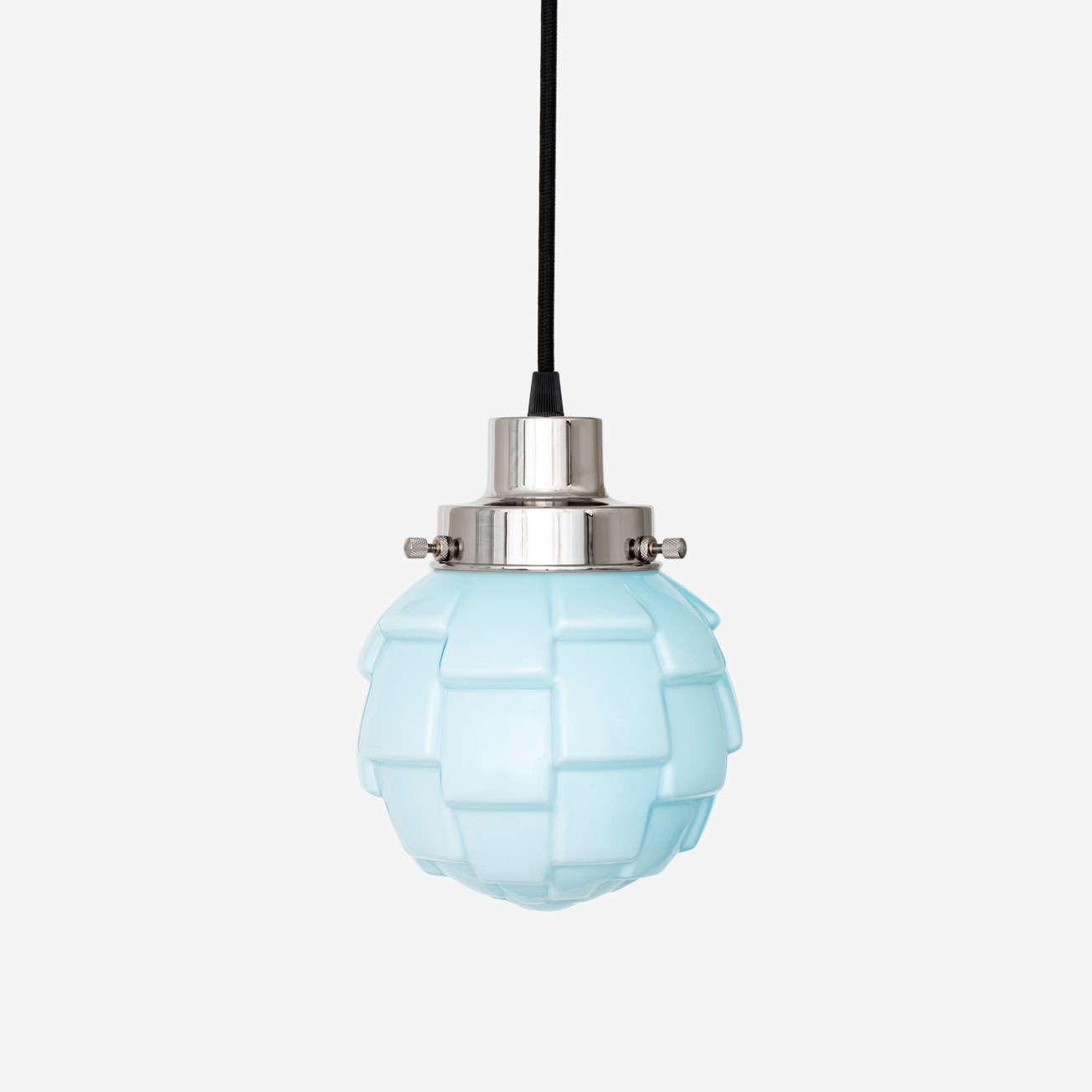 Suspension sur cordon Bretagne Misty 20's Nickel