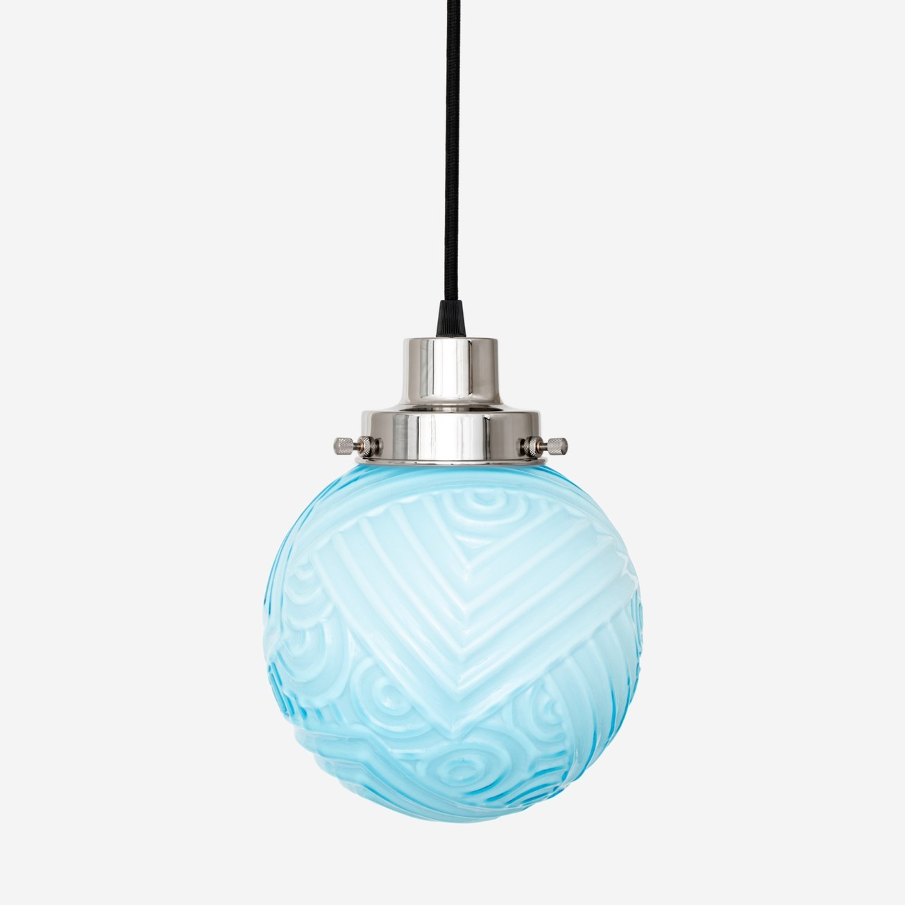 Suspension sur cordon Nouveau Romance Misty 20's Nickel