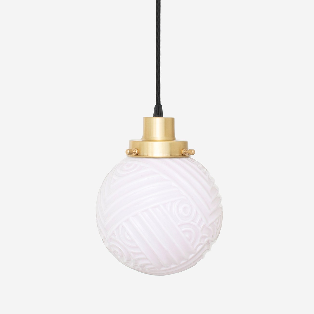 Suspension sur cordon Nouveau Romance Blush 20's Laiton