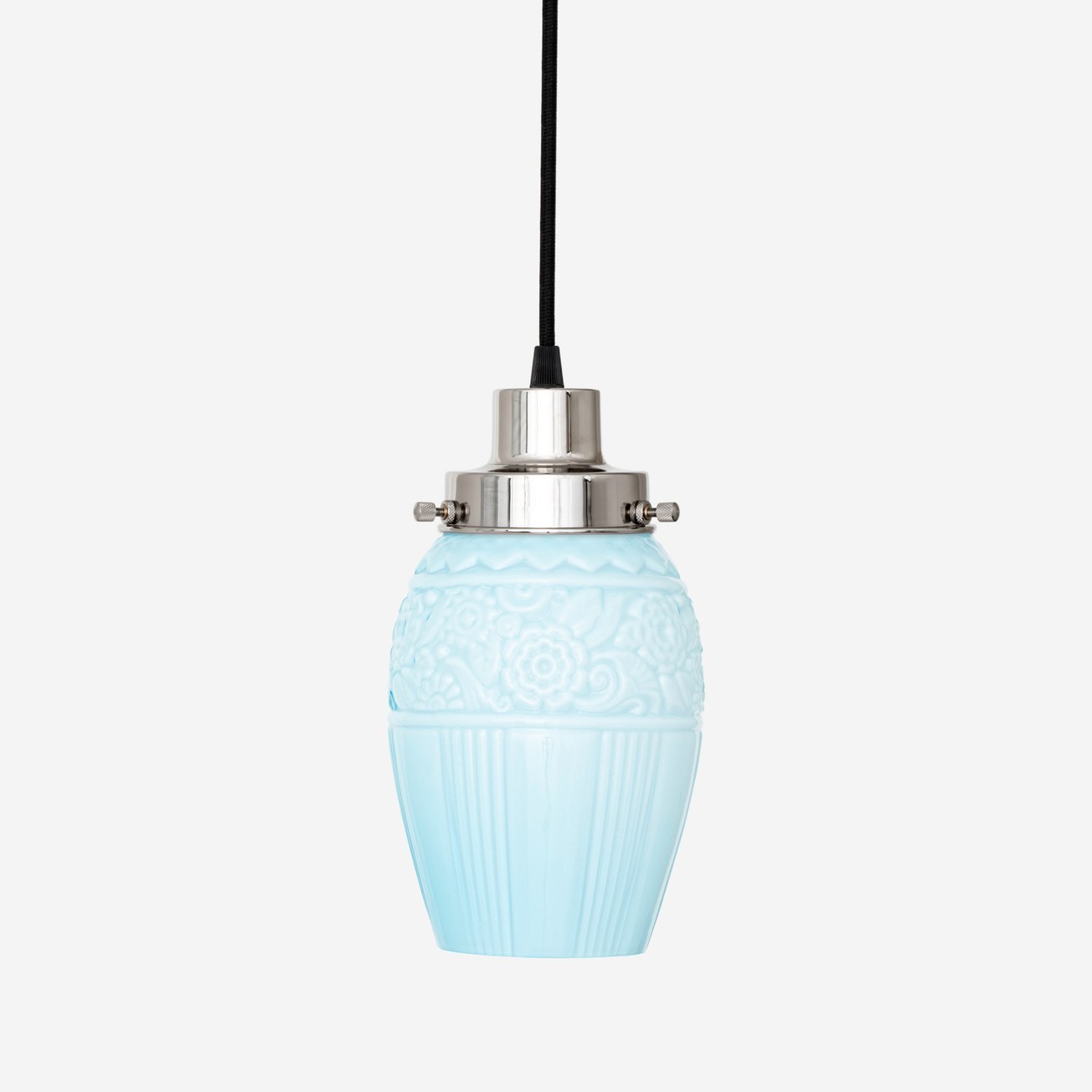 Suspension sur cordon Flower Yard Misty 20's Nickel