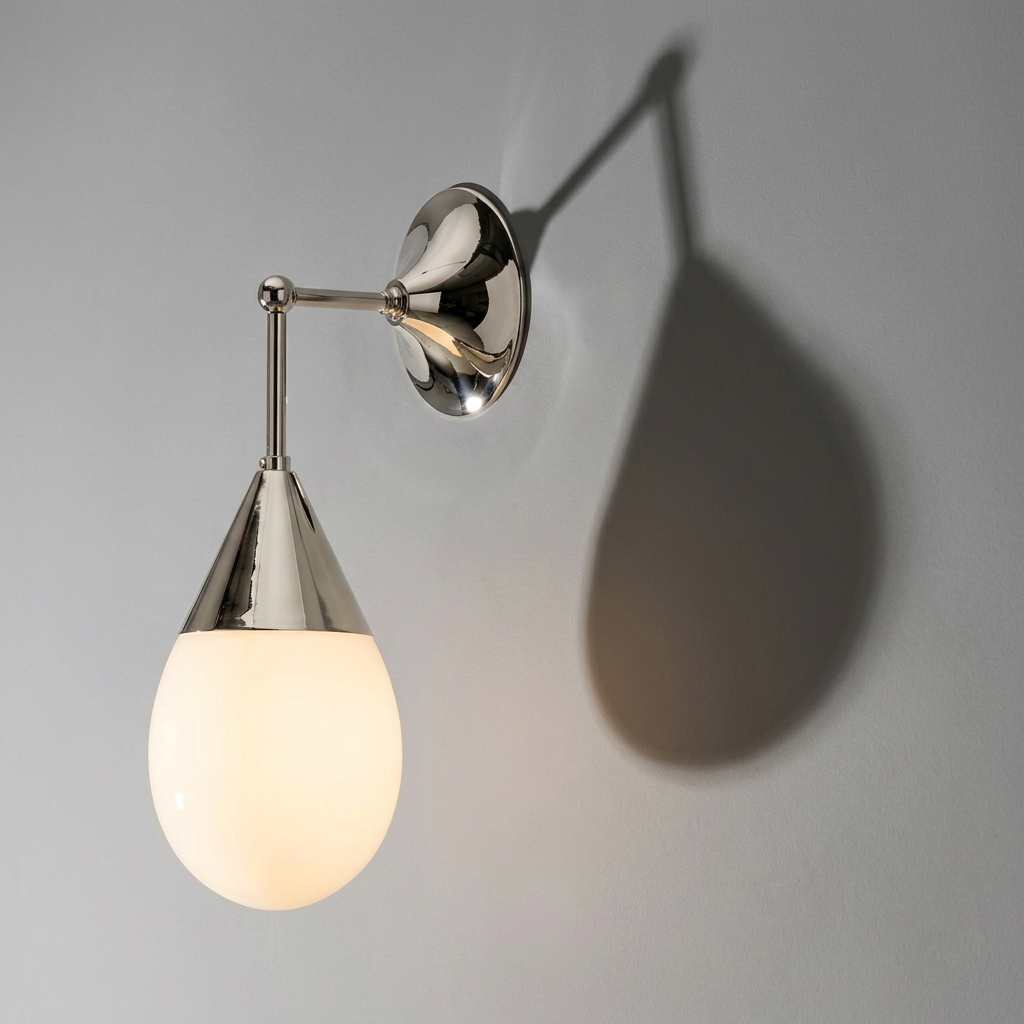Lampe murale en forme de larme