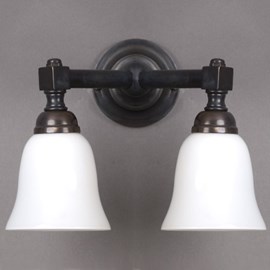 Lampe de salle de bains en forme de V en forme de cloche