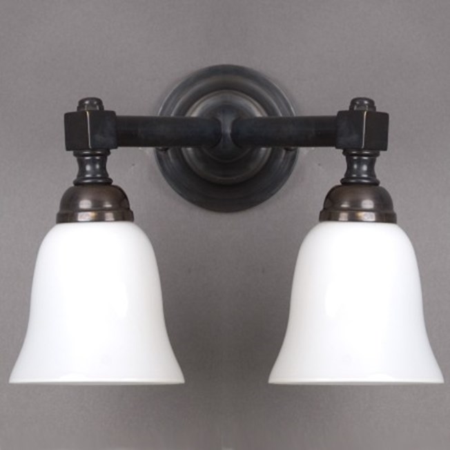 Lampe de salle de bains en forme de V en forme de cloche