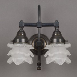 Lampe de salle de bains Fleur avec 2 lumières arche