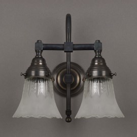Lampe de salle de bains Lampes abat-jour décapées 2-Lumières grand arche