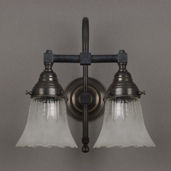 Lampe de salle de bains Lampes abat-jour décapées 2-Lumières grand arche