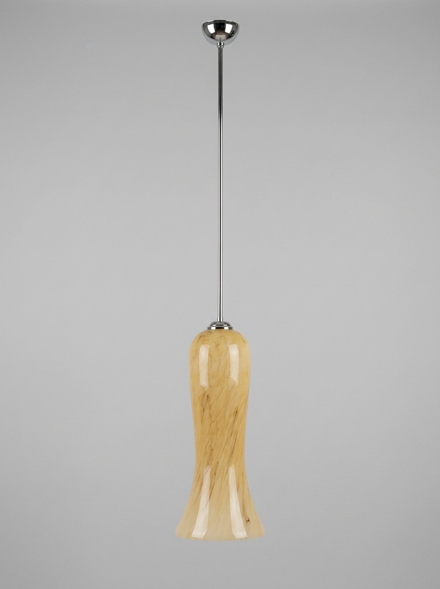 Lampe Suspendue Tulipe Marbrée