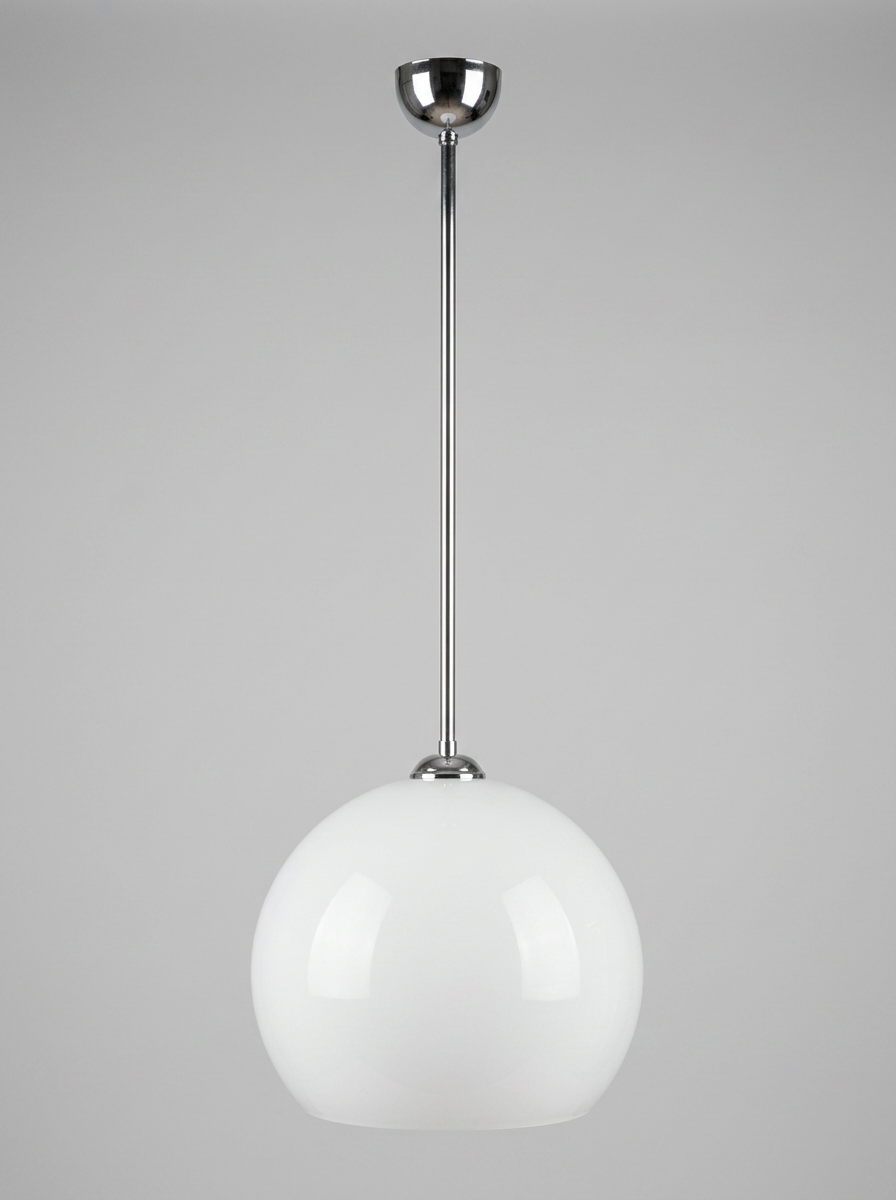 Suspension Lampe en verre Abat-jour à fond ouvert