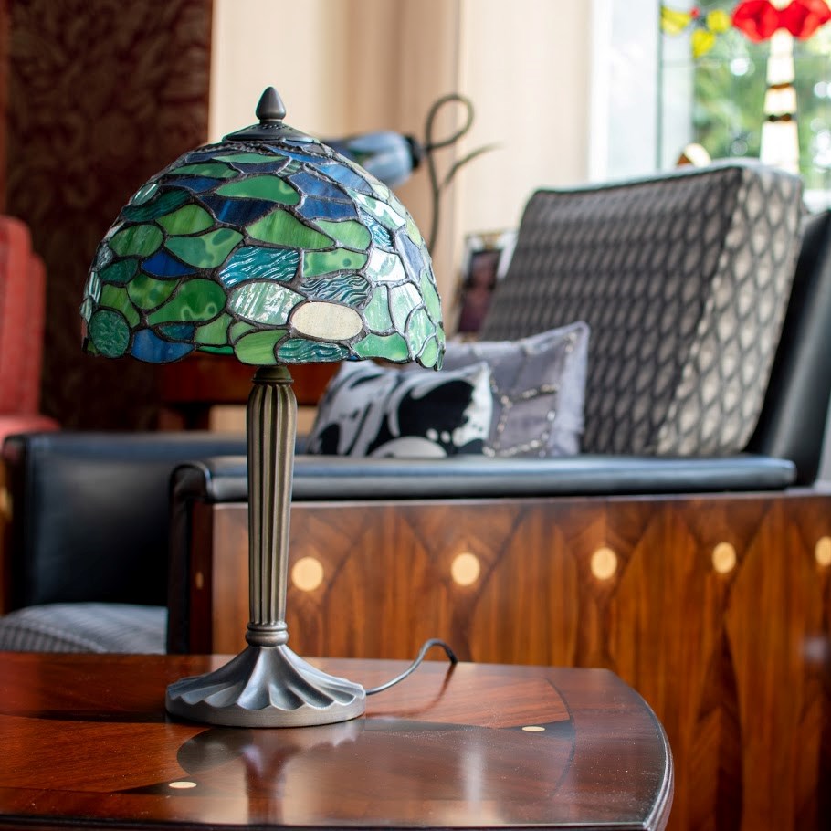 Lampe de table Tiffany Hortensia