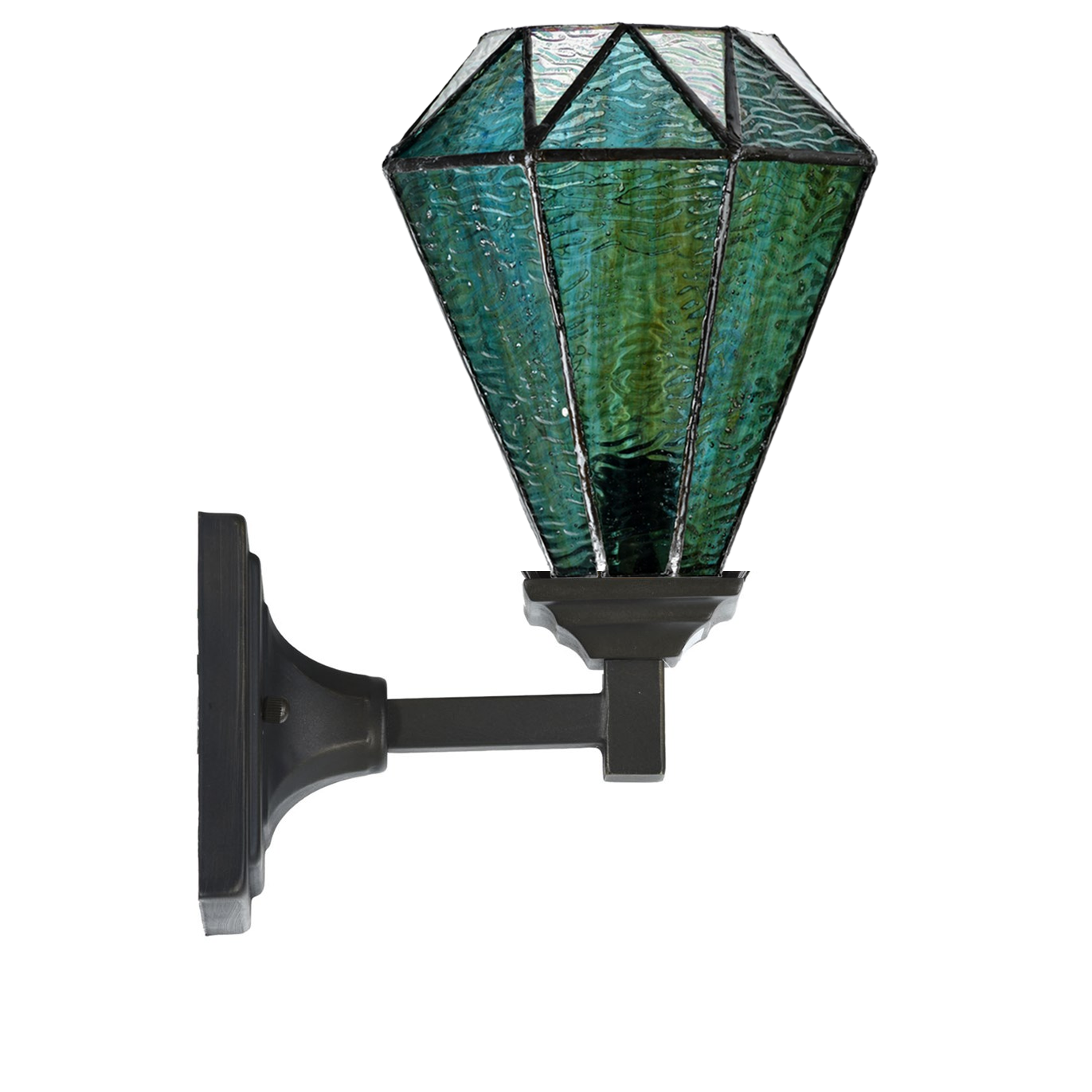 Tiffany Lampadaire mural Arata Vert