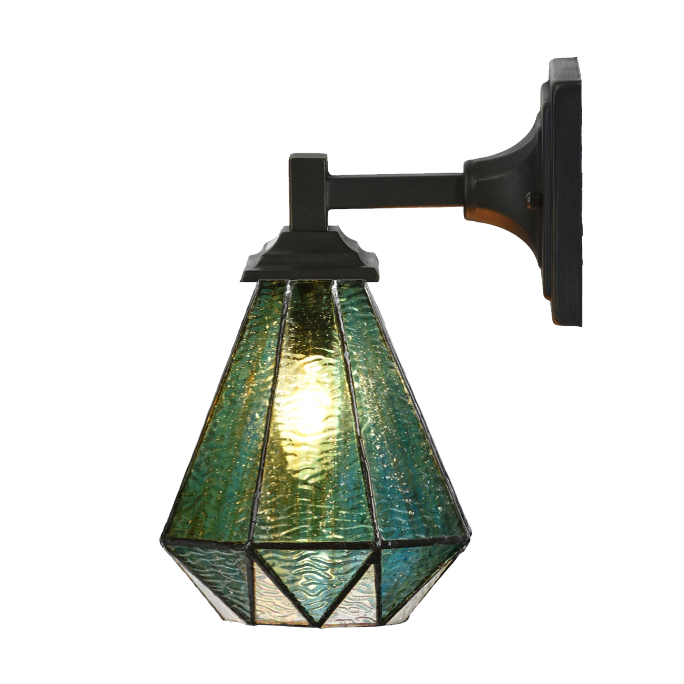 Tiffany Lampadaire mural Arata Vert