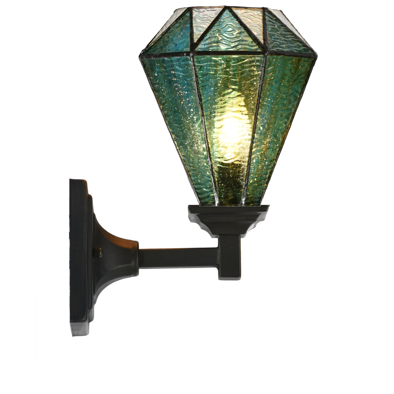 Tiffany Lampadaire mural Arata Vert
