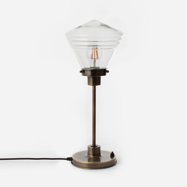 Svelte Lampe de Table École De Luxe Petit 20's Bronze