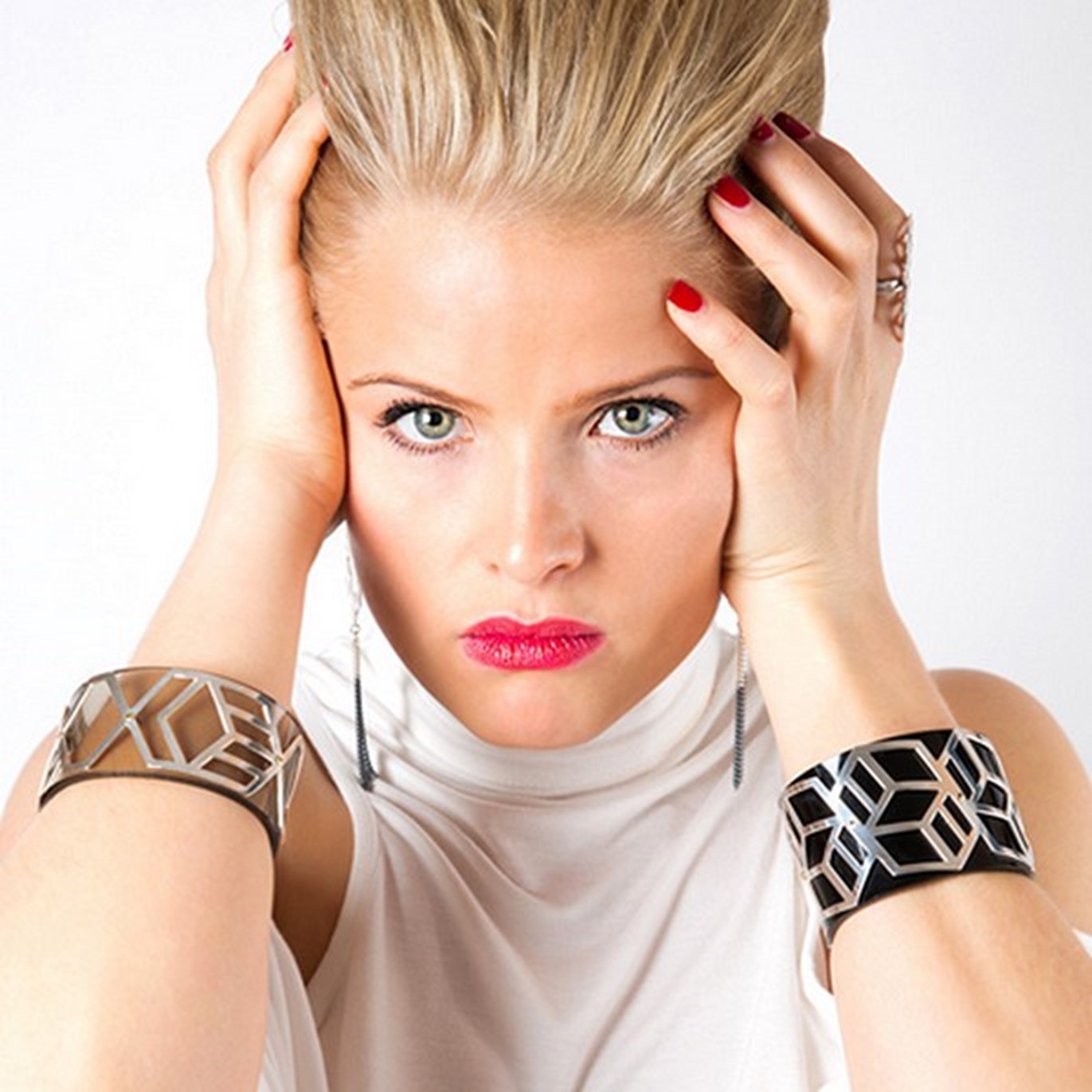 Bracelet Noir Geo